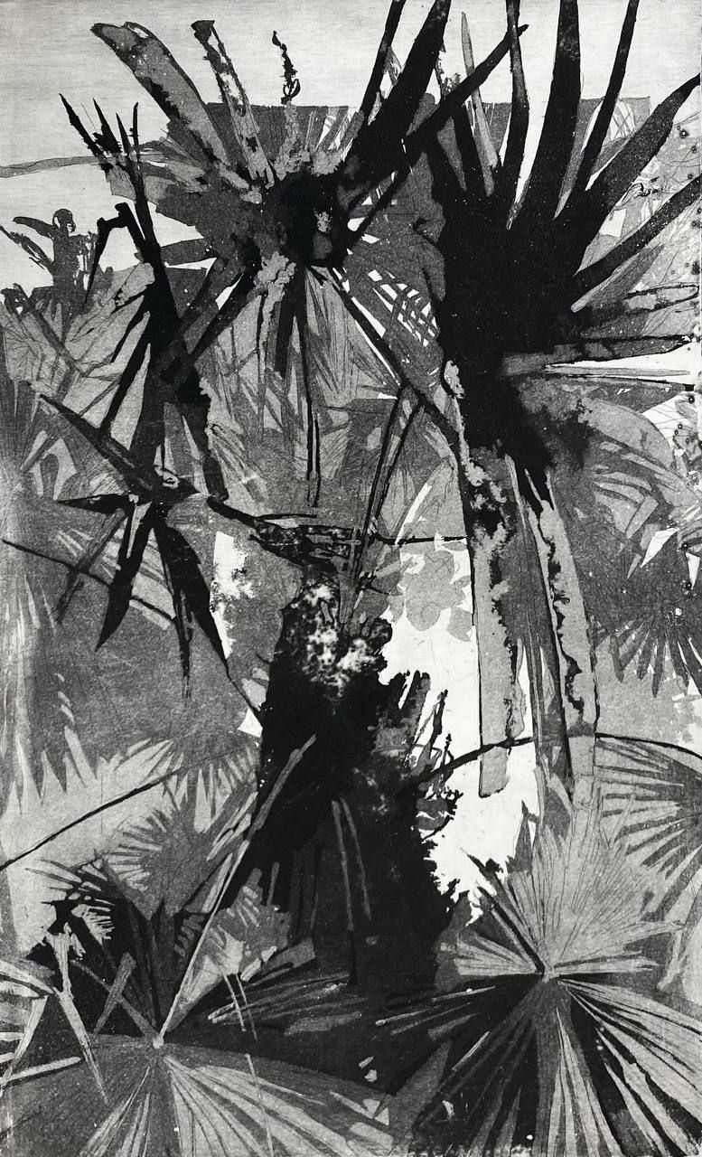 Вероника Федорцова (Авторская графика - 
                  50 x 70 см) Palm (I)