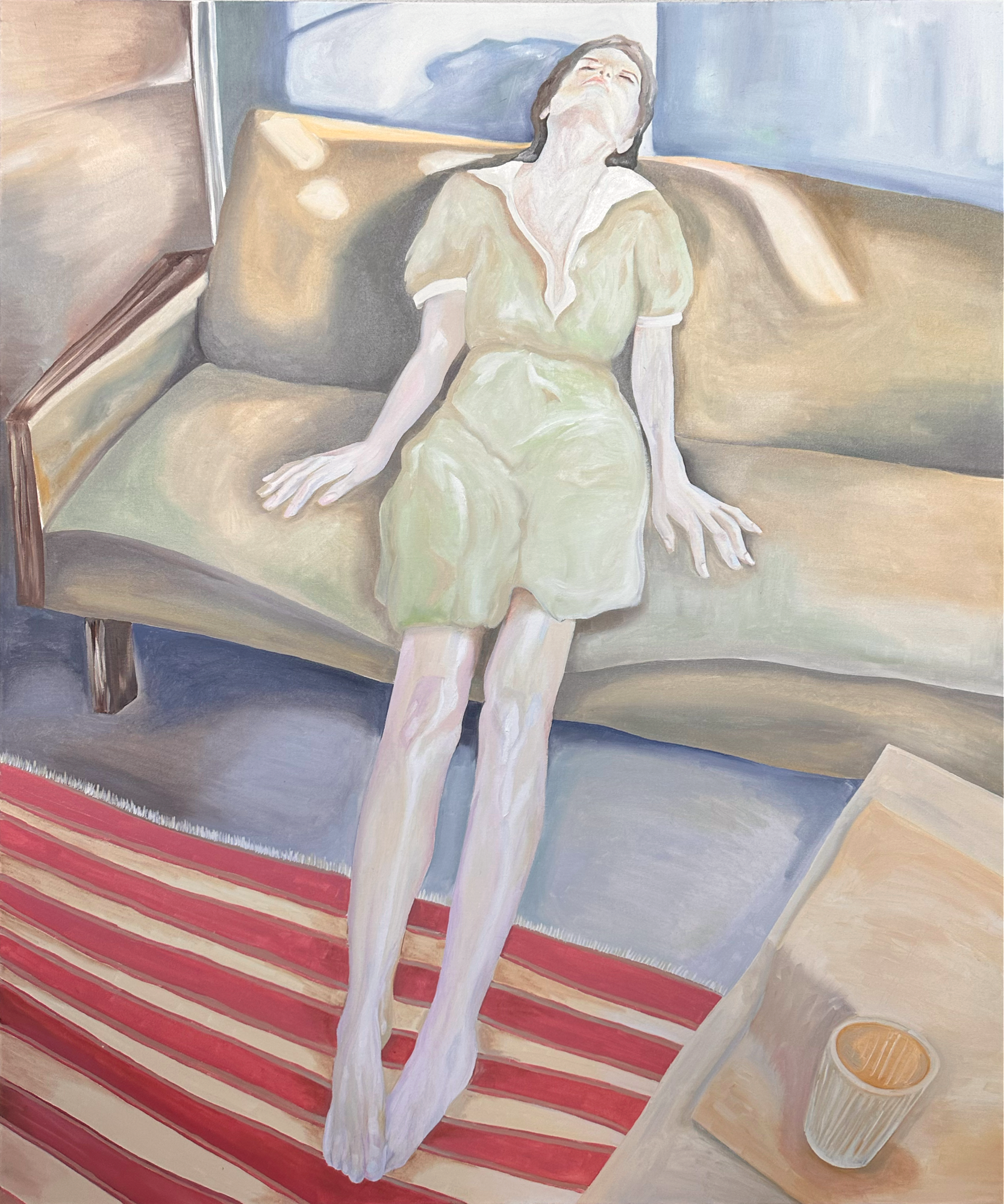 Ольга Косых (Картина, живопись - 
                  100 x 120 см) Exhausted from life