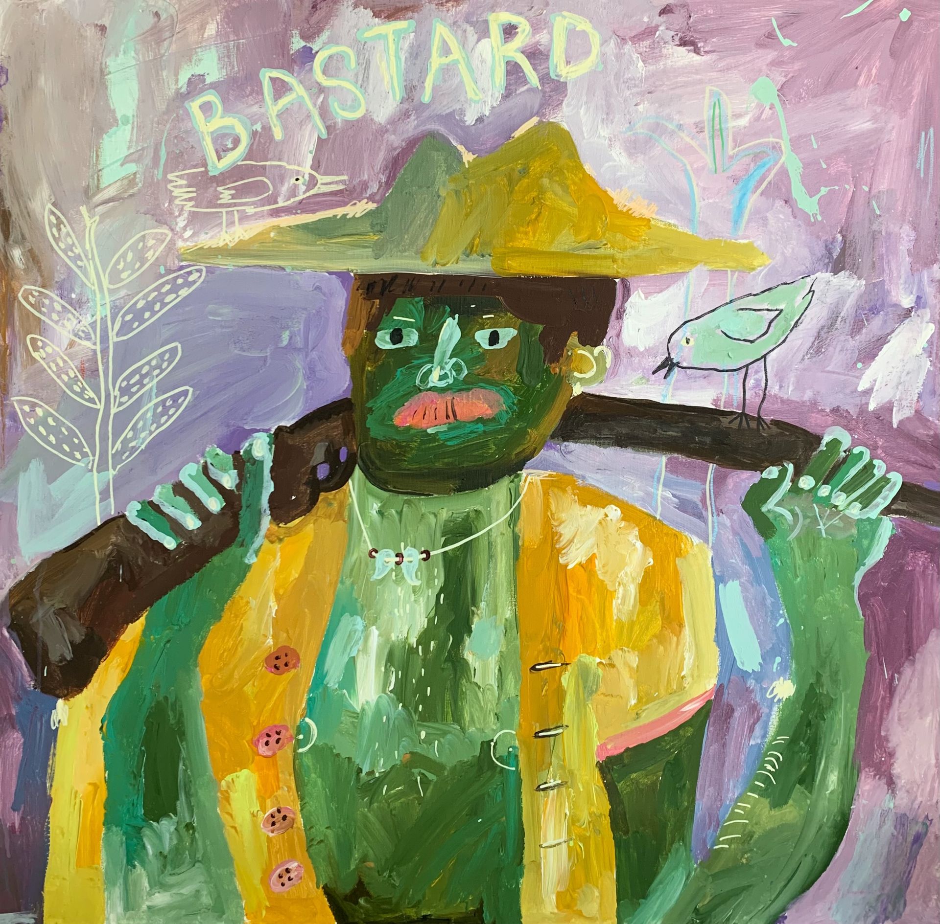 AlisaVostorg (Картина, живопись - 
                  80 x 80 см) BASTARD