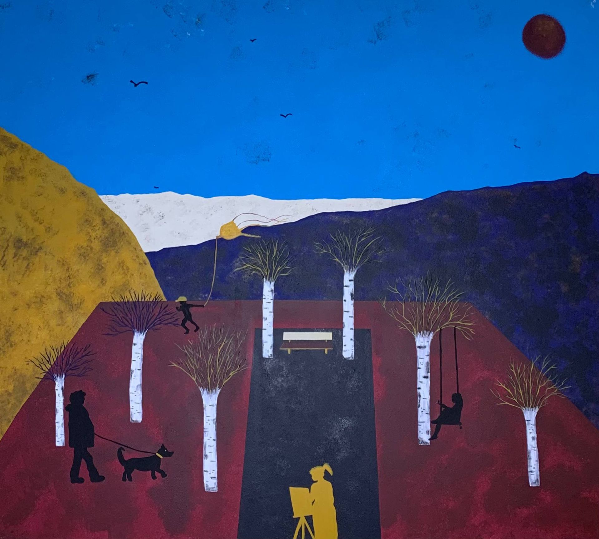 Дарья Иванова (Картина, живопись - 
                  100 x 90 см) Светлое будущее