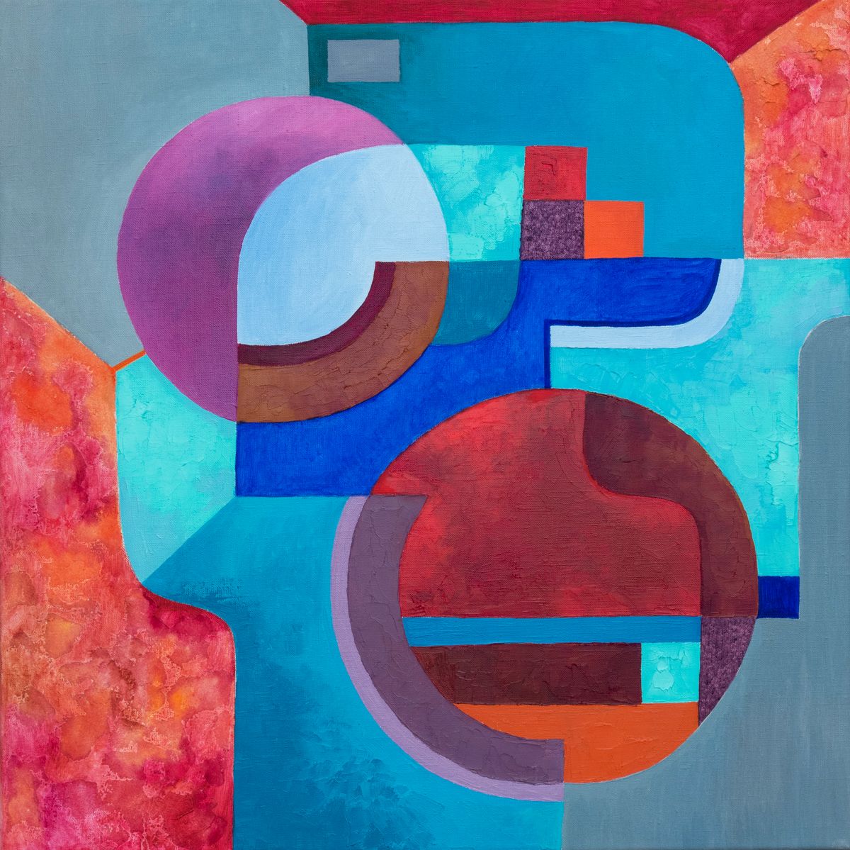 Марина Тийк (Картина, живопись - 
                  60 x 60 см) Истина видимого