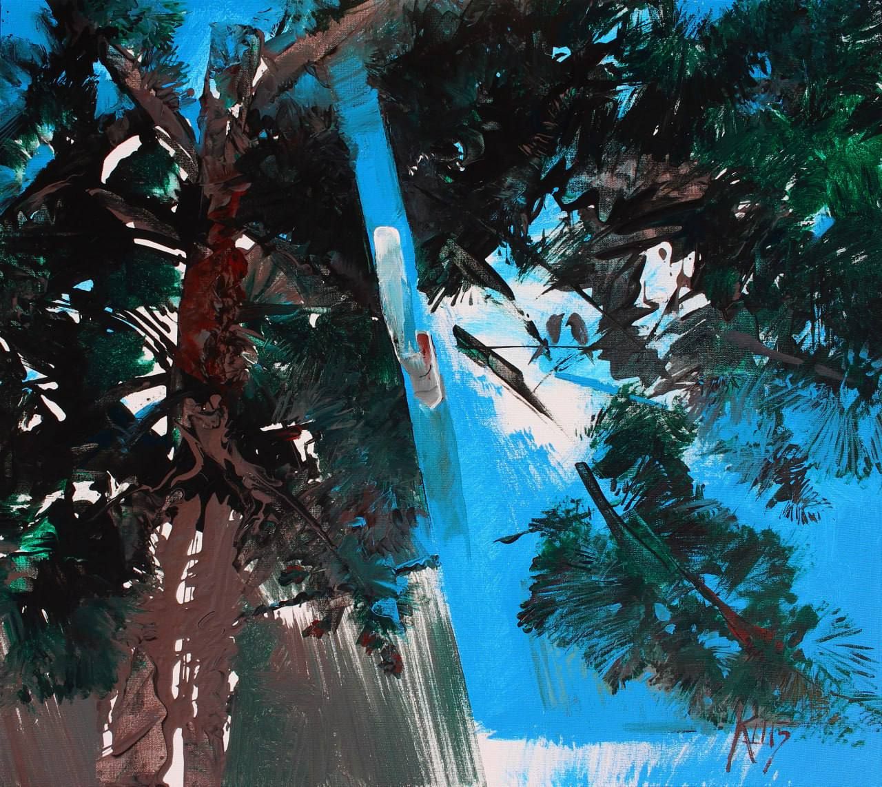 Ксения Шереметова-Благовестная (Картина, живопись - 
                  90 x 80 см) Голубки