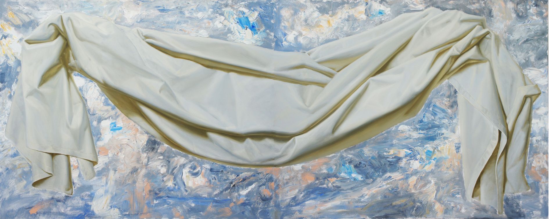 Виктор Пономаренко (Картина, живопись - 
                  200 x 80 см) Белое-11