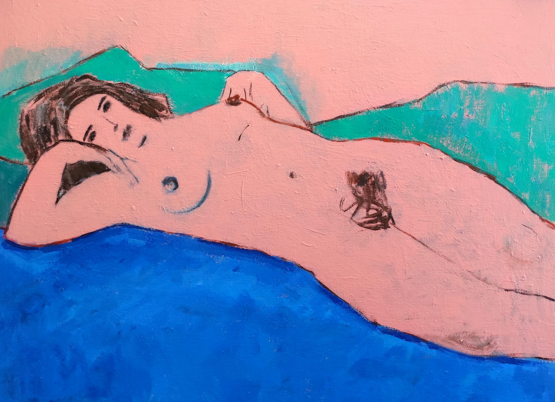 Дарья Петухова (Картина, живопись - 
                  80 x 60 см) Натурщица