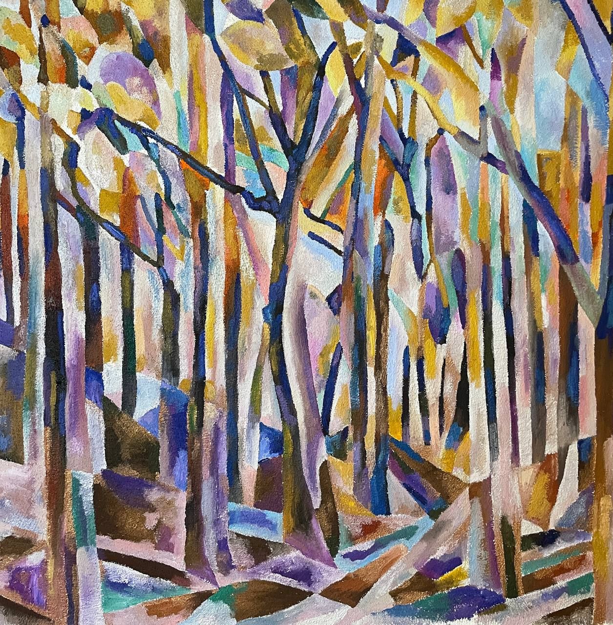 Татьяна Федоровская (Картина, живопись - 
                  100 x 100 см) Раннее утро