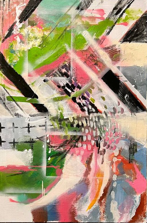 Кира Мрик (Картина, живопись - 
                  75 x 110 см) Сопротивление
