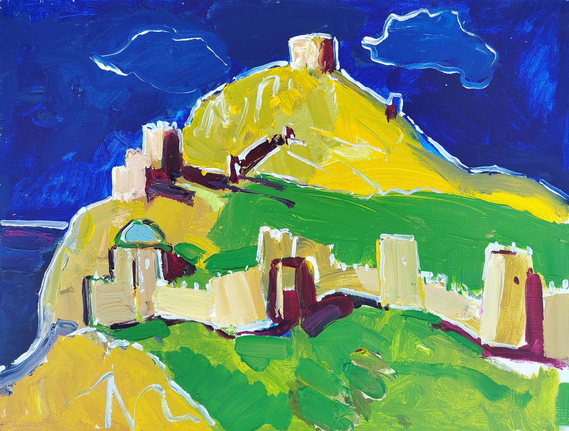 Олеся Лишаева (Картина, живопись - 
                  80 x 60 см) Генуэзская крепость