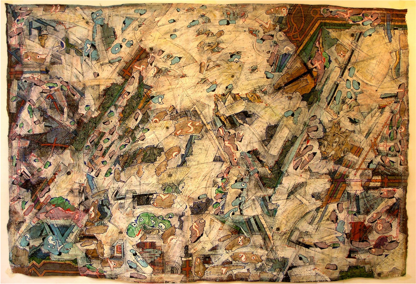 Виталий Копачев (Картина, живопись - 
                  310 x 210 см) Гермес