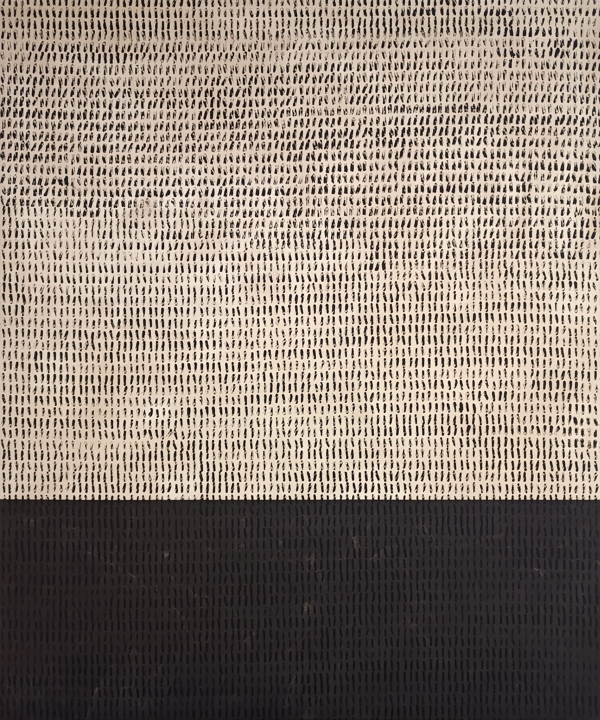 Максим Лезарев (Картина, живопись - 
                  100 x 120 см) Untitled (Black and Cream)