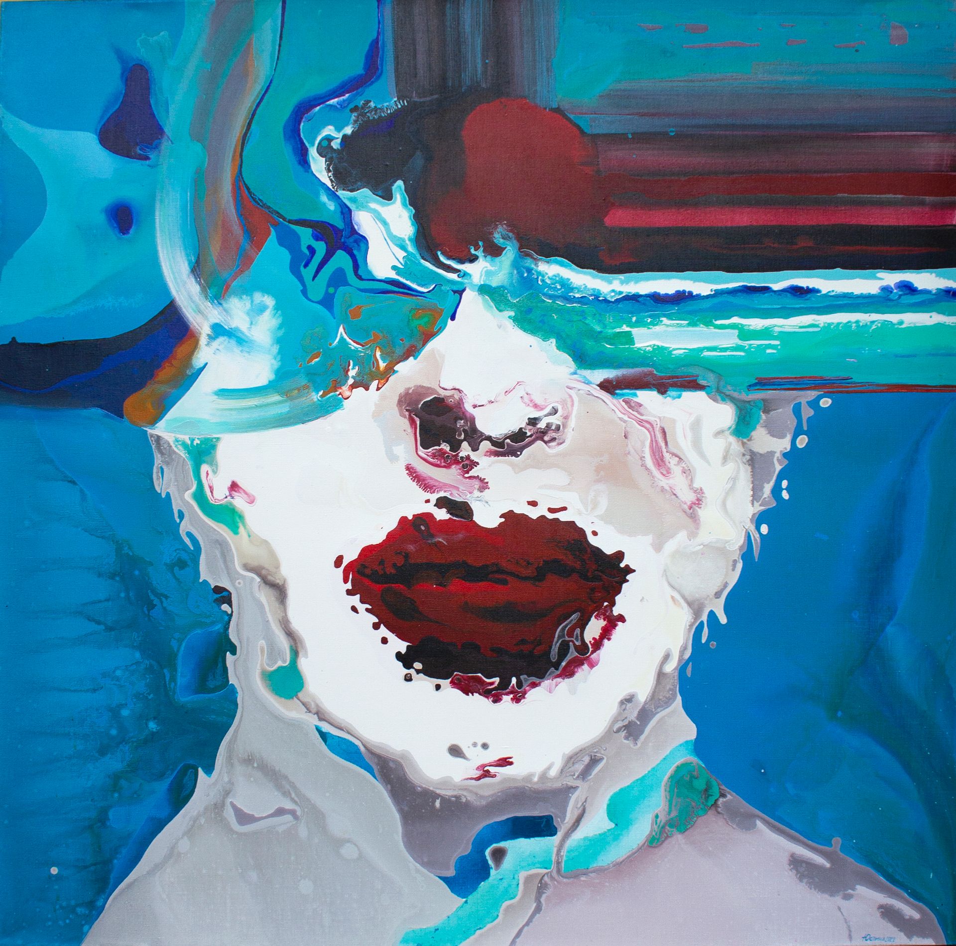 Юстина Комиссарова (Картина, живопись - 
                  130 x 130 см) Мир в очках