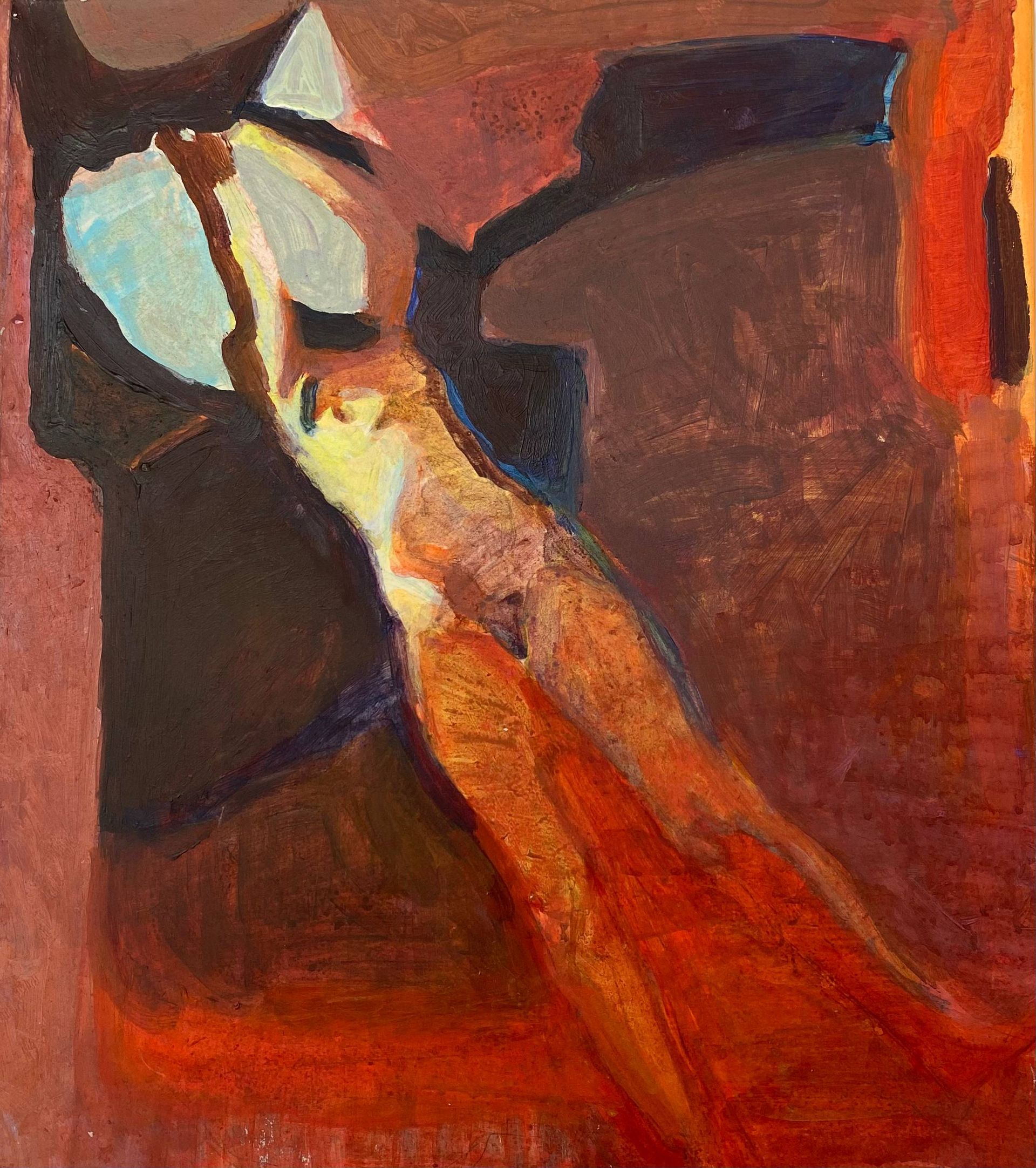 Мария Попова (Картина, живопись - 
                  35 x 40 см) Из серии "Постели" №2