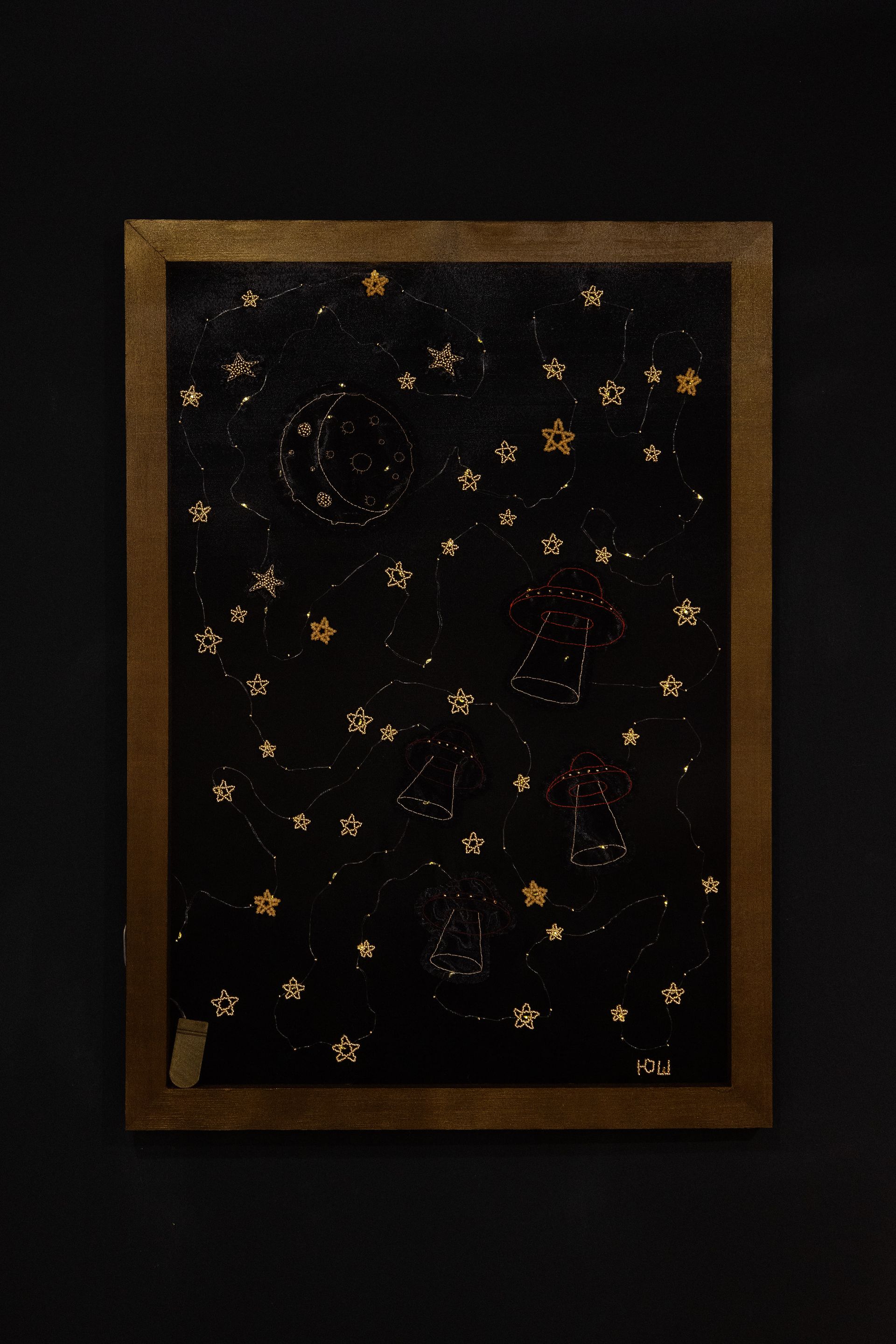 Юля Шафаростова (Объект - 
                  50 x 70 см) Ночник