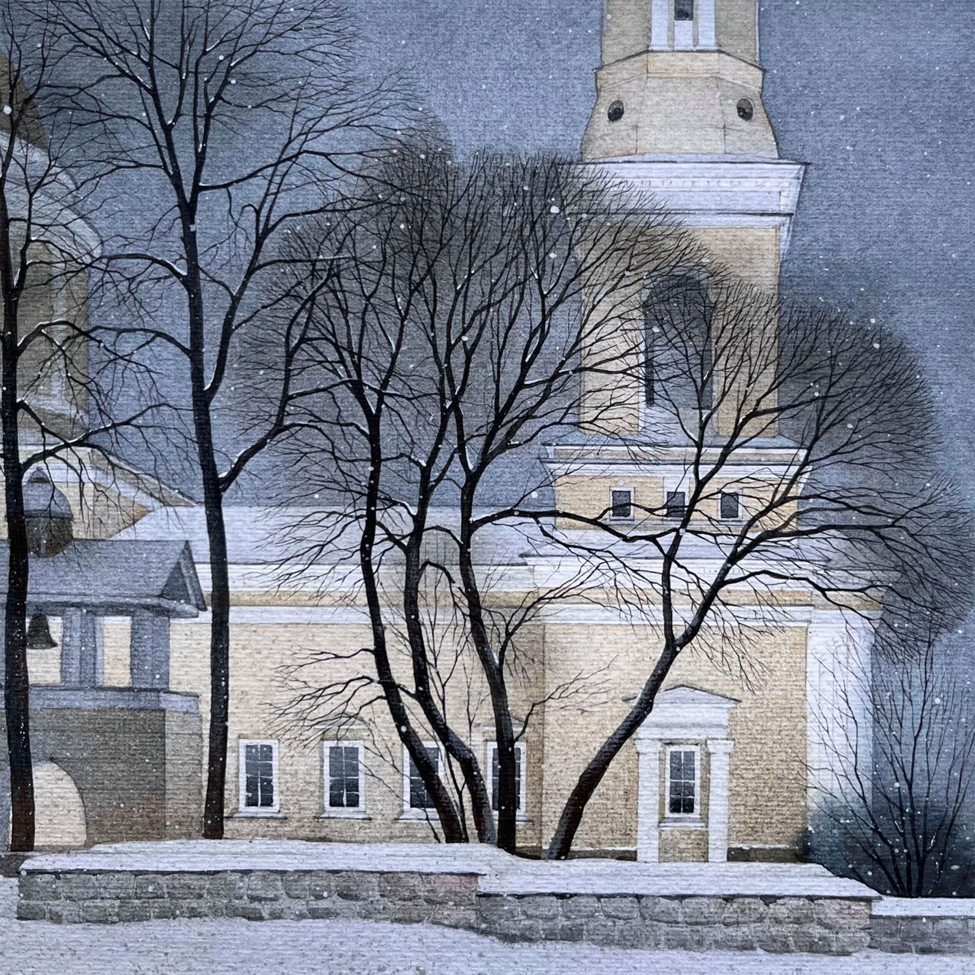 Ангелина Иванова (Авторская графика - 
                  20 x 20 см) Собор Александра Невского