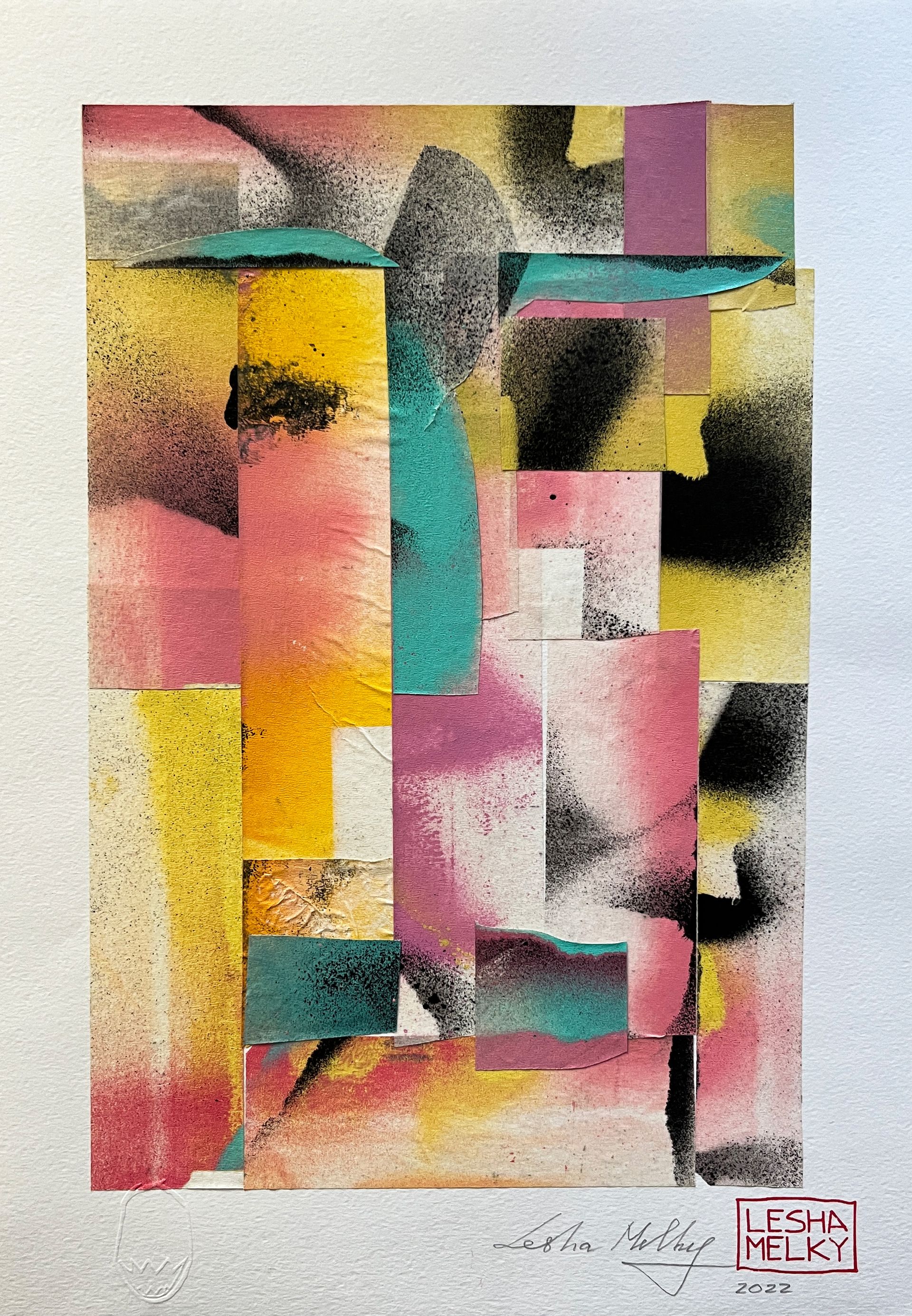 Леша Мелки (Коллаж / ассамбляж - 
                  30 x 40 см) OUTSIDER12