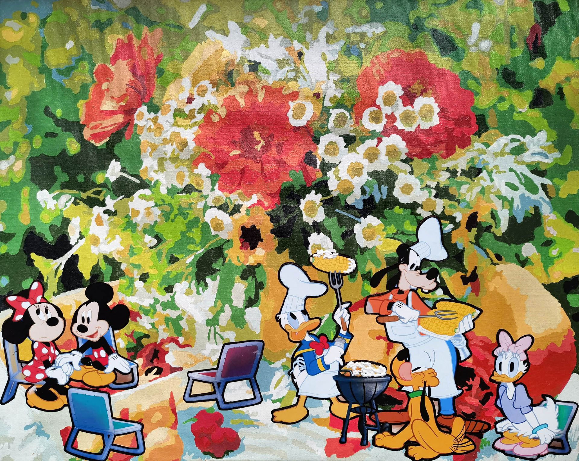 Ирина БАСТ (Картина, живопись - 
                  50 x 40 см) Пикник