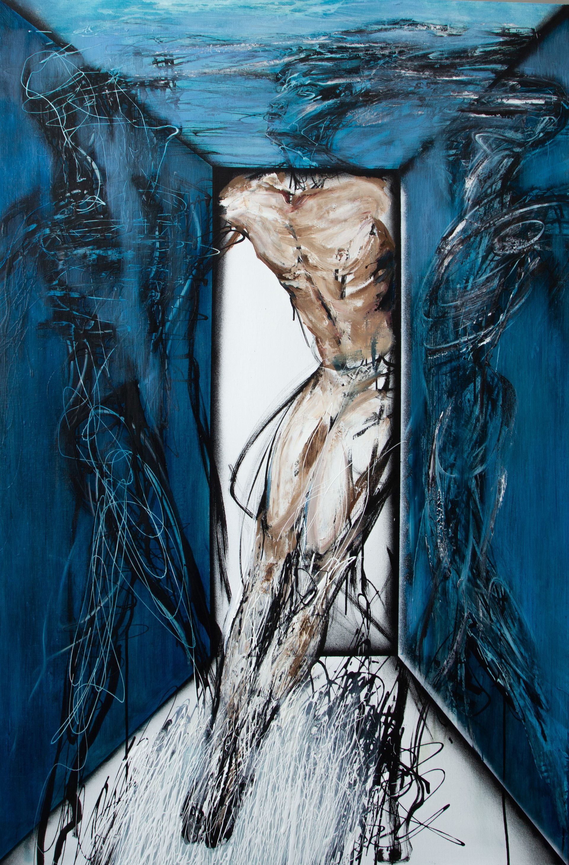 Евгения Воронова (Картина, живопись - 
                  100 x 150 см) Vortex2