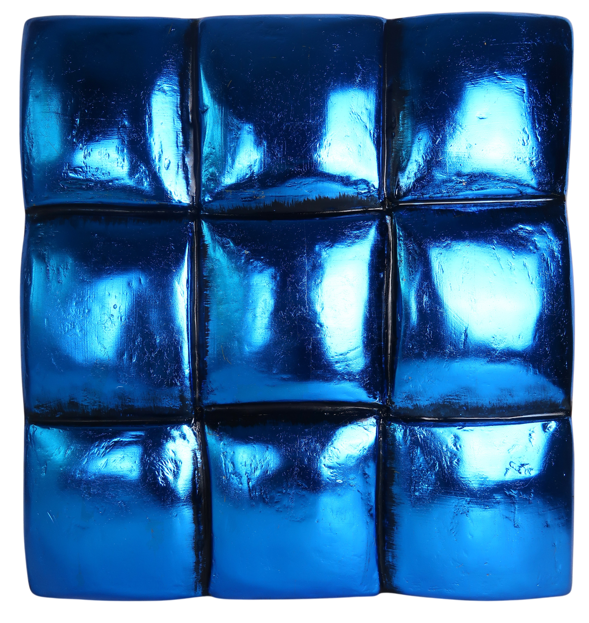 Николай Харитонов (Объект - 
                  60 x 63 см) Арт-объект "Синий лёд"