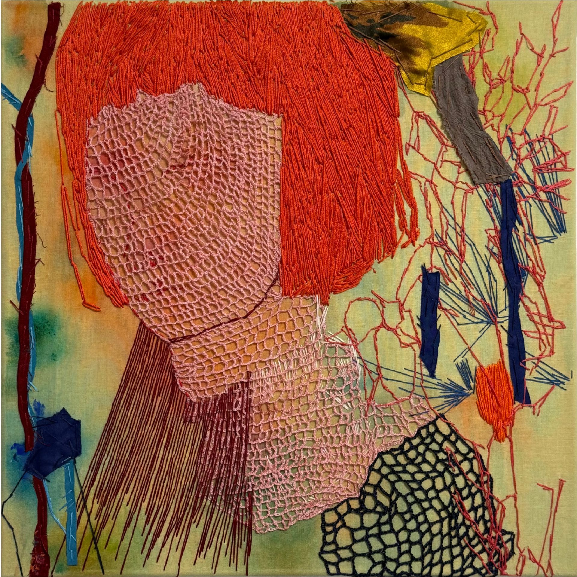 Анна Хруленко (Вышивка - 
                  40 x 40 см) На тебе лица нет — 3