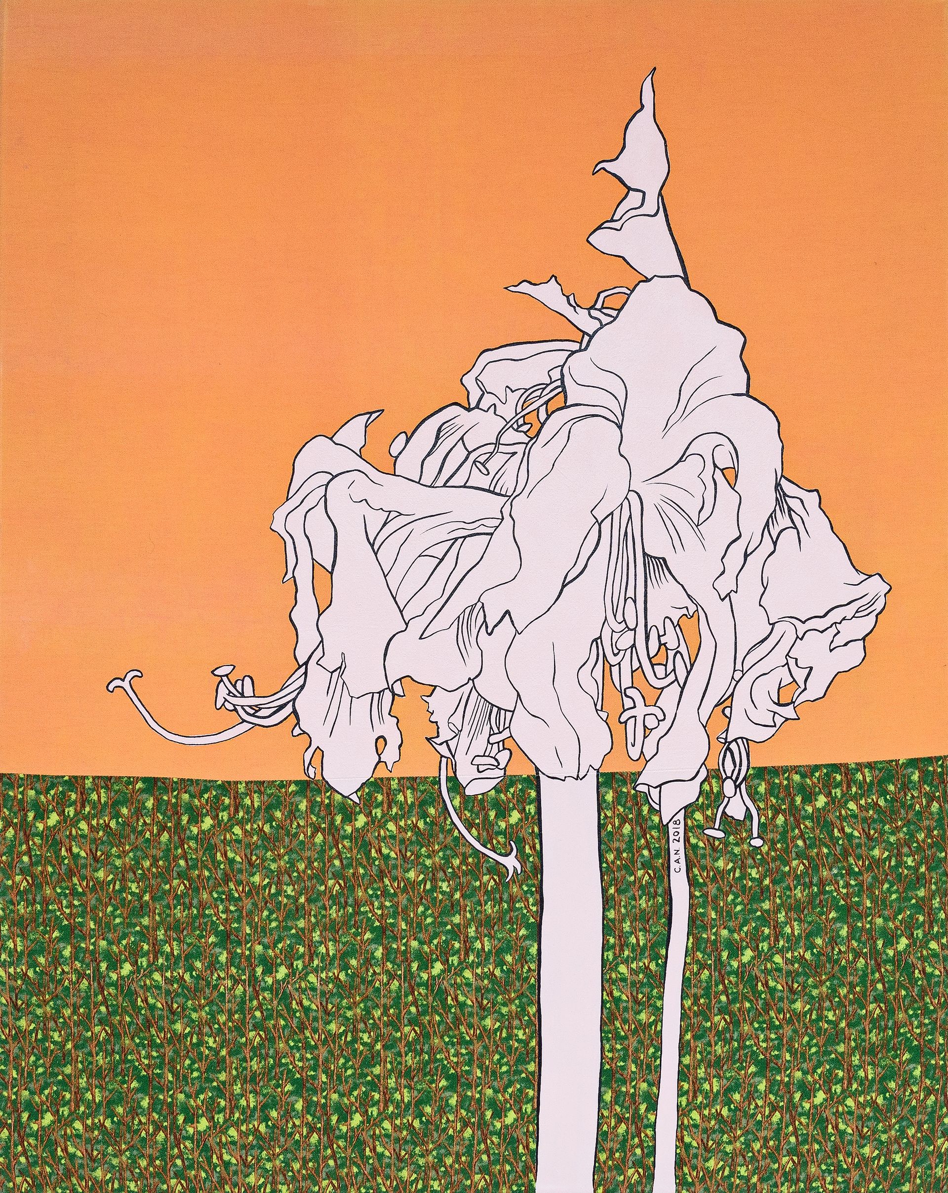 Людмила Константинова (Картина, живопись - 
                  60 x 75 см) Цветок
