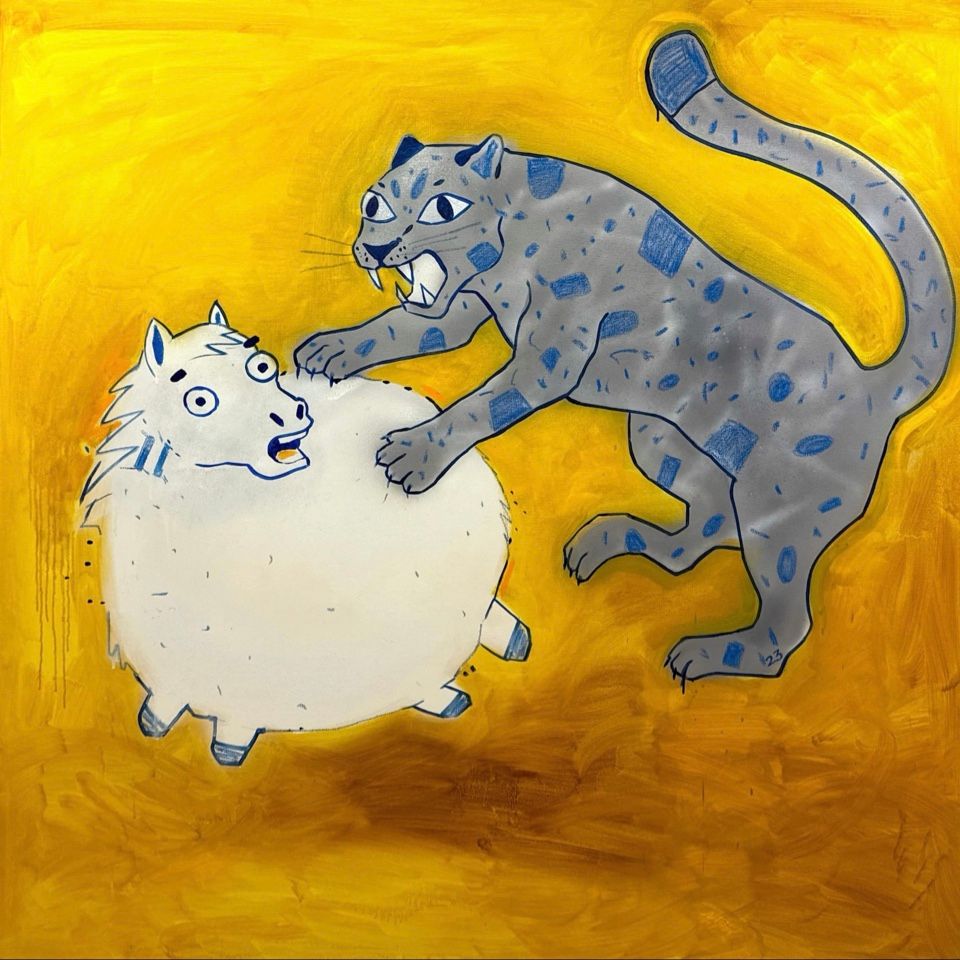 Анастасия Шемякина (Картина, живопись - 
                  150 x 150 см) Лошадка