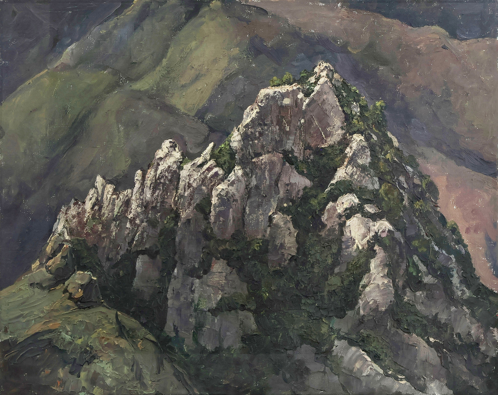 Ольга Федорова (Картина, живопись - 
                  50 x 40 см) Roque de los pinos