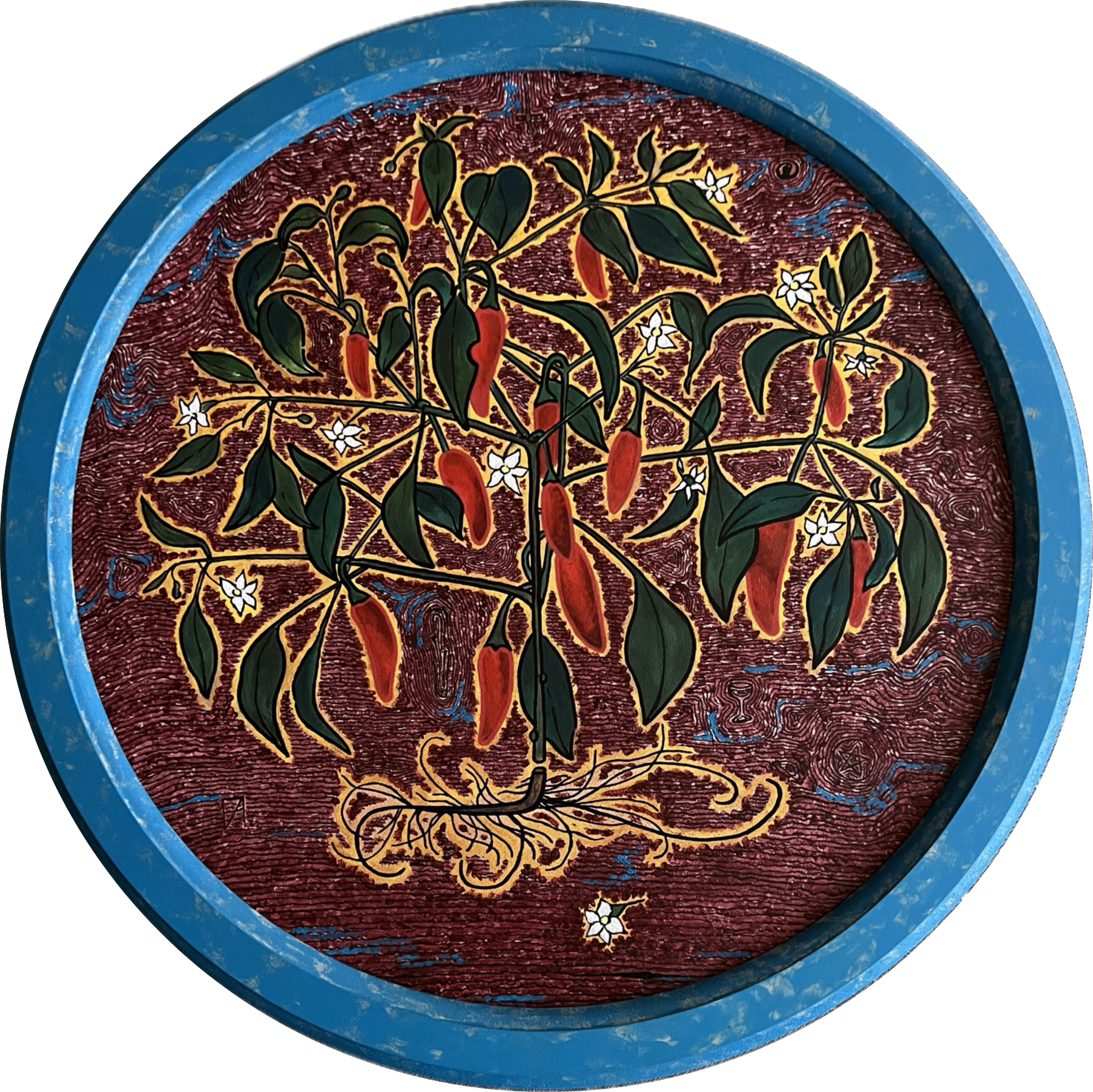 Алина Филимонова (Картина, живопись - 
                  56 x 56 см) Дерево жизни