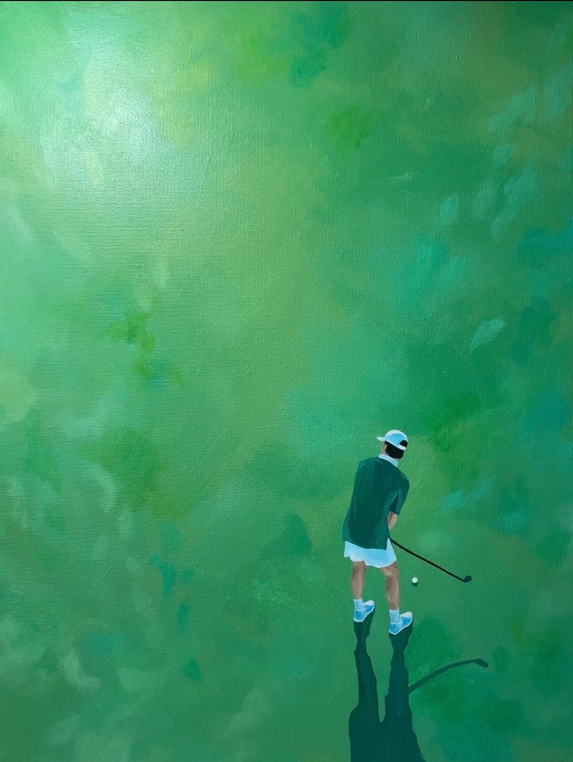 Виктория Никулочкина (Картина, живопись - 
                  40 x 50 см) Ритм гольфа