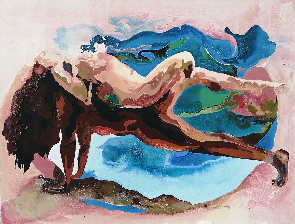 Юстина Комиссарова (Картина, живопись - 
                  130 x 100 см) Биоэнергия 3