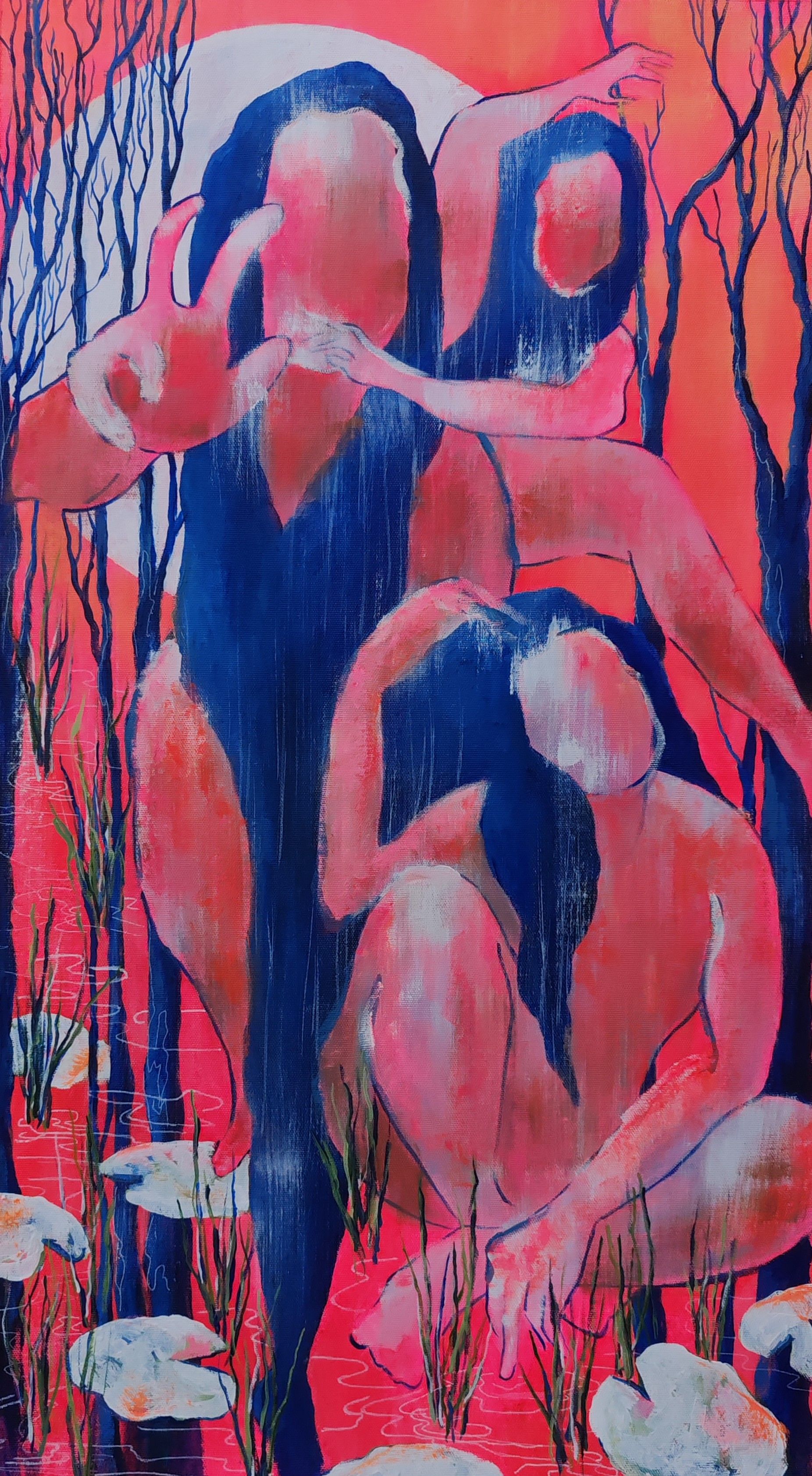 Ирина Петрова (Картина, живопись - 
                  40 x 70 см) Все везде и сразу