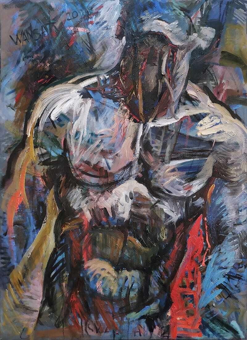 Татьяна Левченко (Картина, живопись - 
                  80 x 110 см) Это Я, Господи