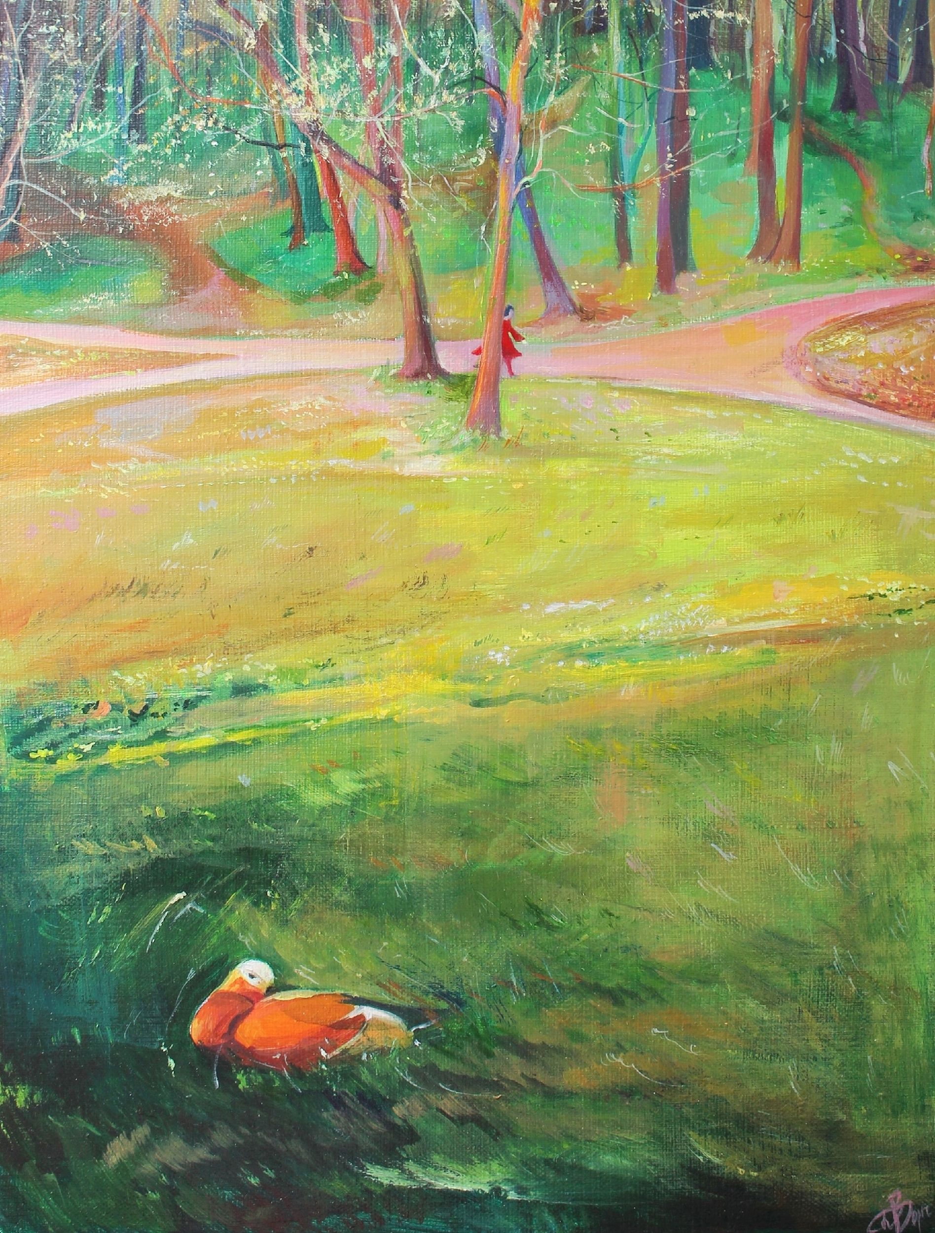 Дарья Воропаева (Картина, живопись - 
                  30 x 40 см) Прогулка