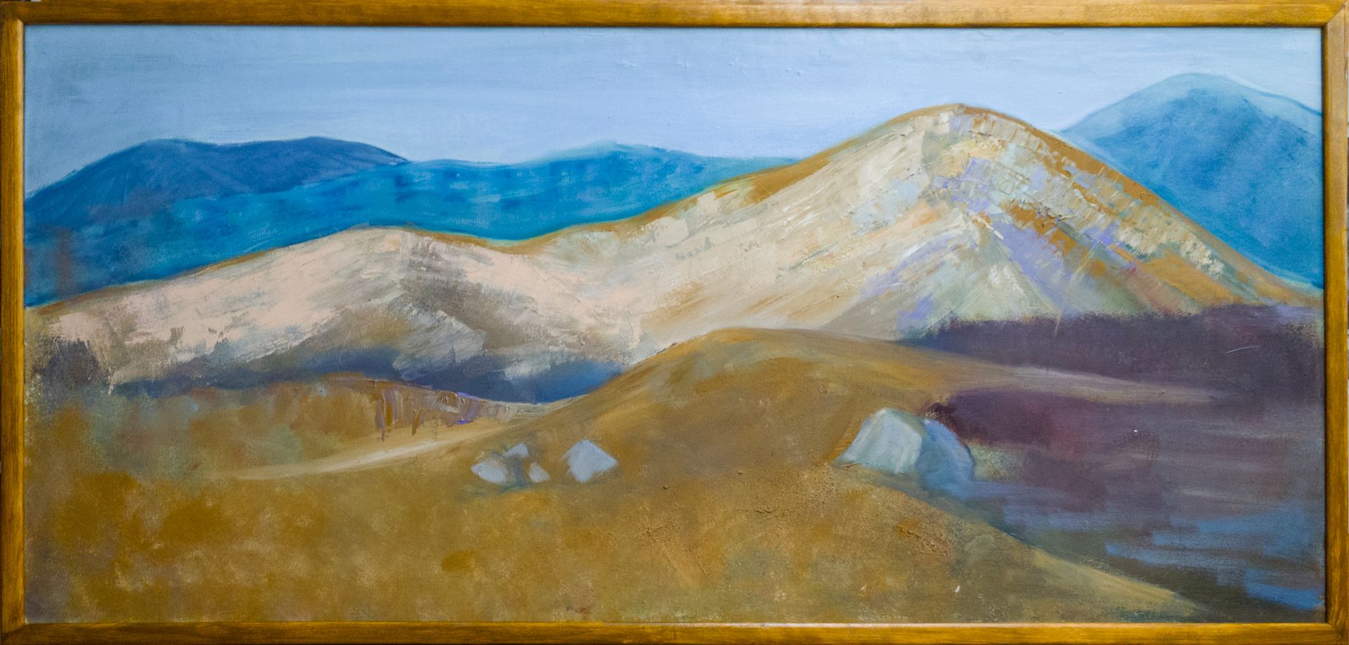 Ольга Лагеда (Картина, живопись - 
                  120 x 55 см) Горы