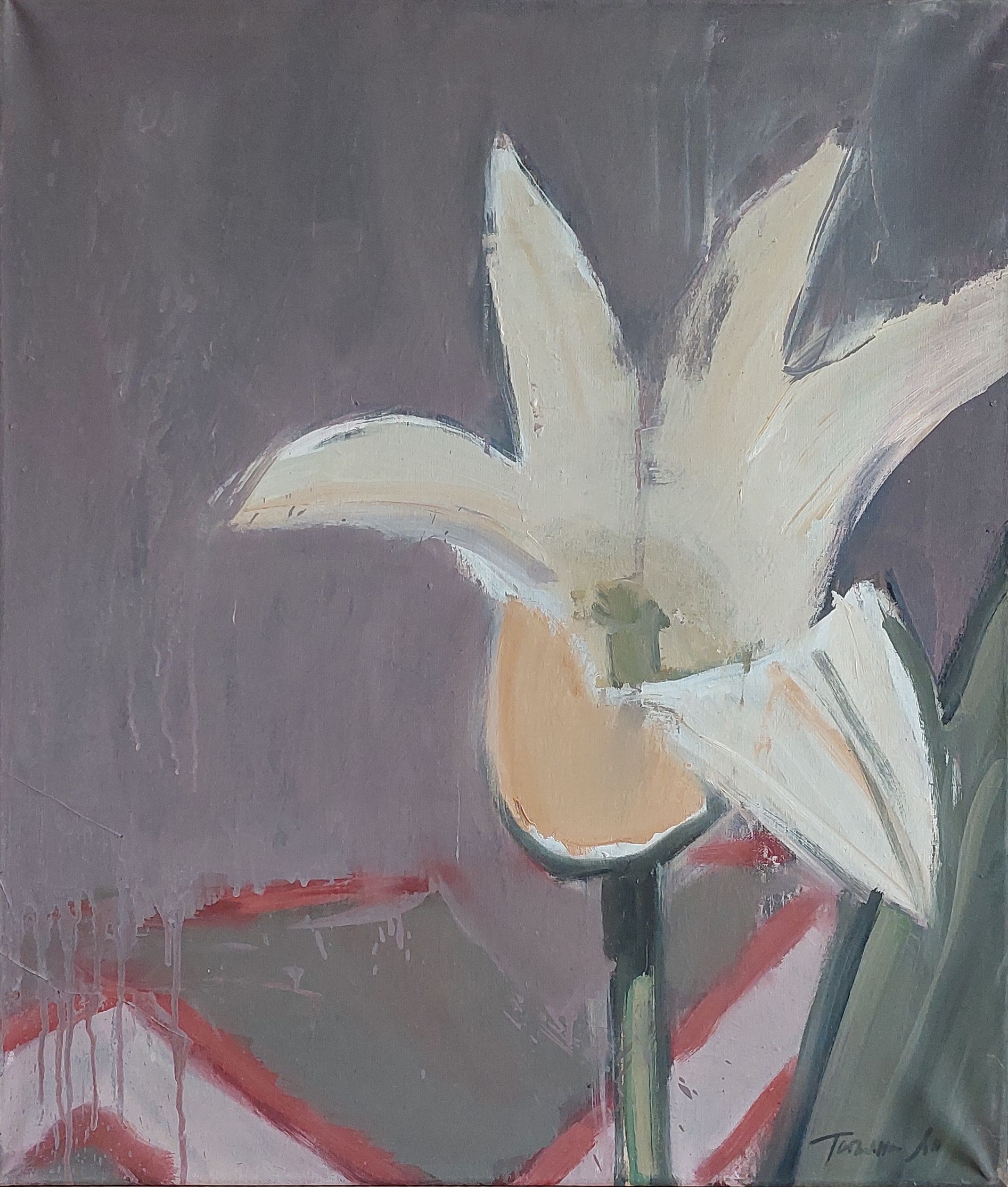 Татьяна Ян (Картина, живопись - 
                  60 x 70 см) Тюльпан II