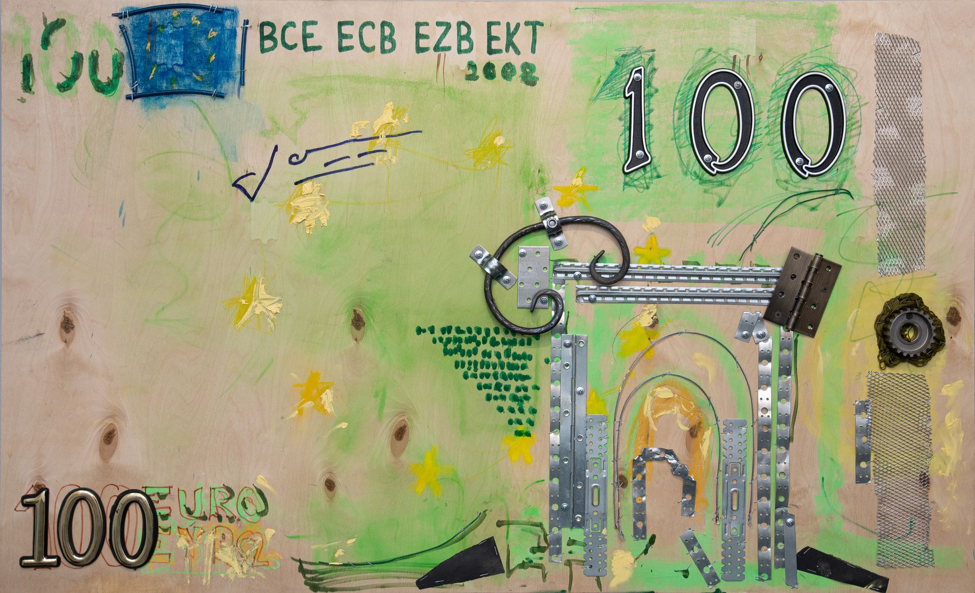 Пётр Быстров (Объект - 
                  131 x 76 см) 100 евро
