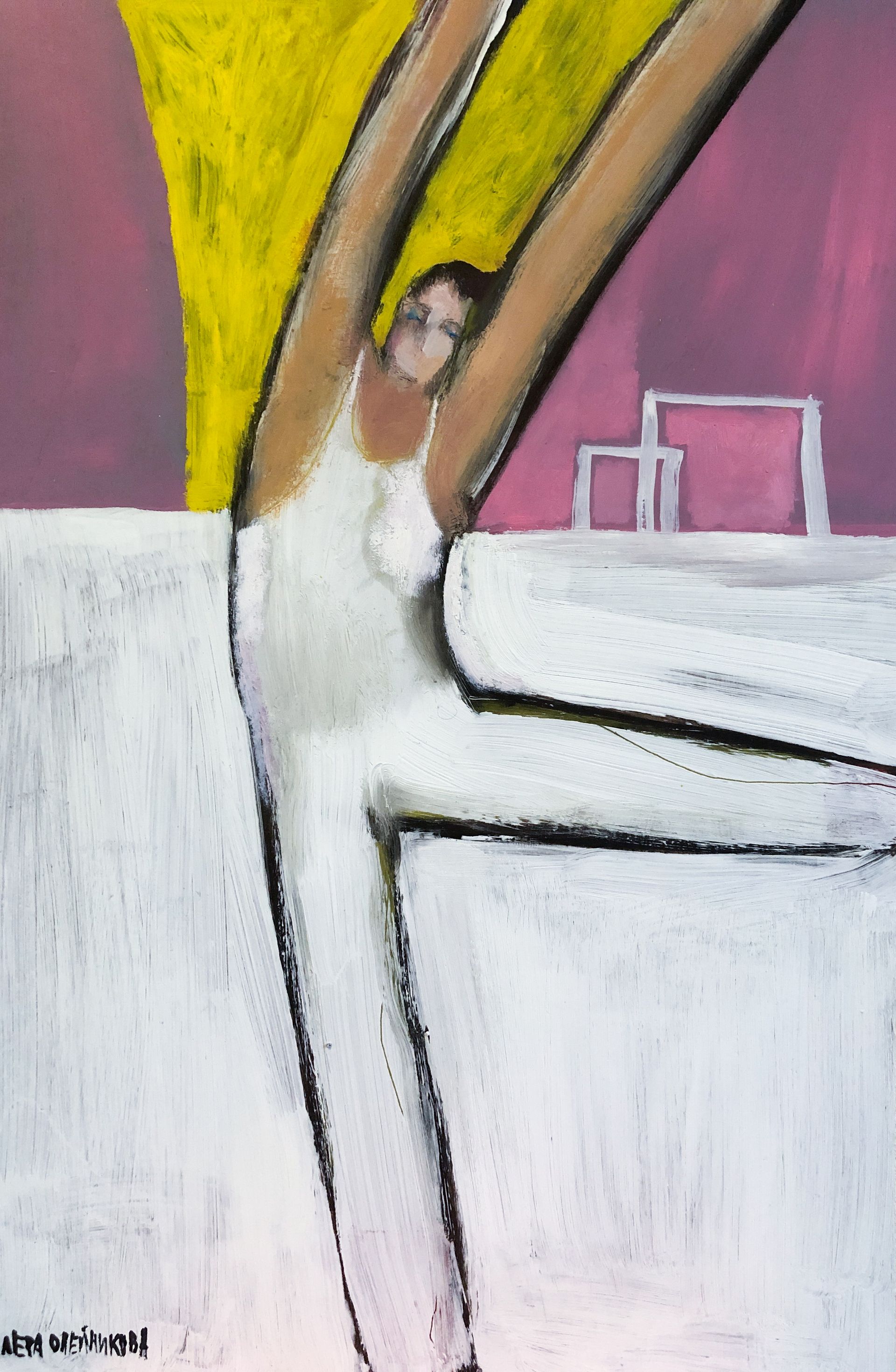 Лера Олейникова (Авторская графика - 
                  40 x 59 см) Простые позы и распятия 7