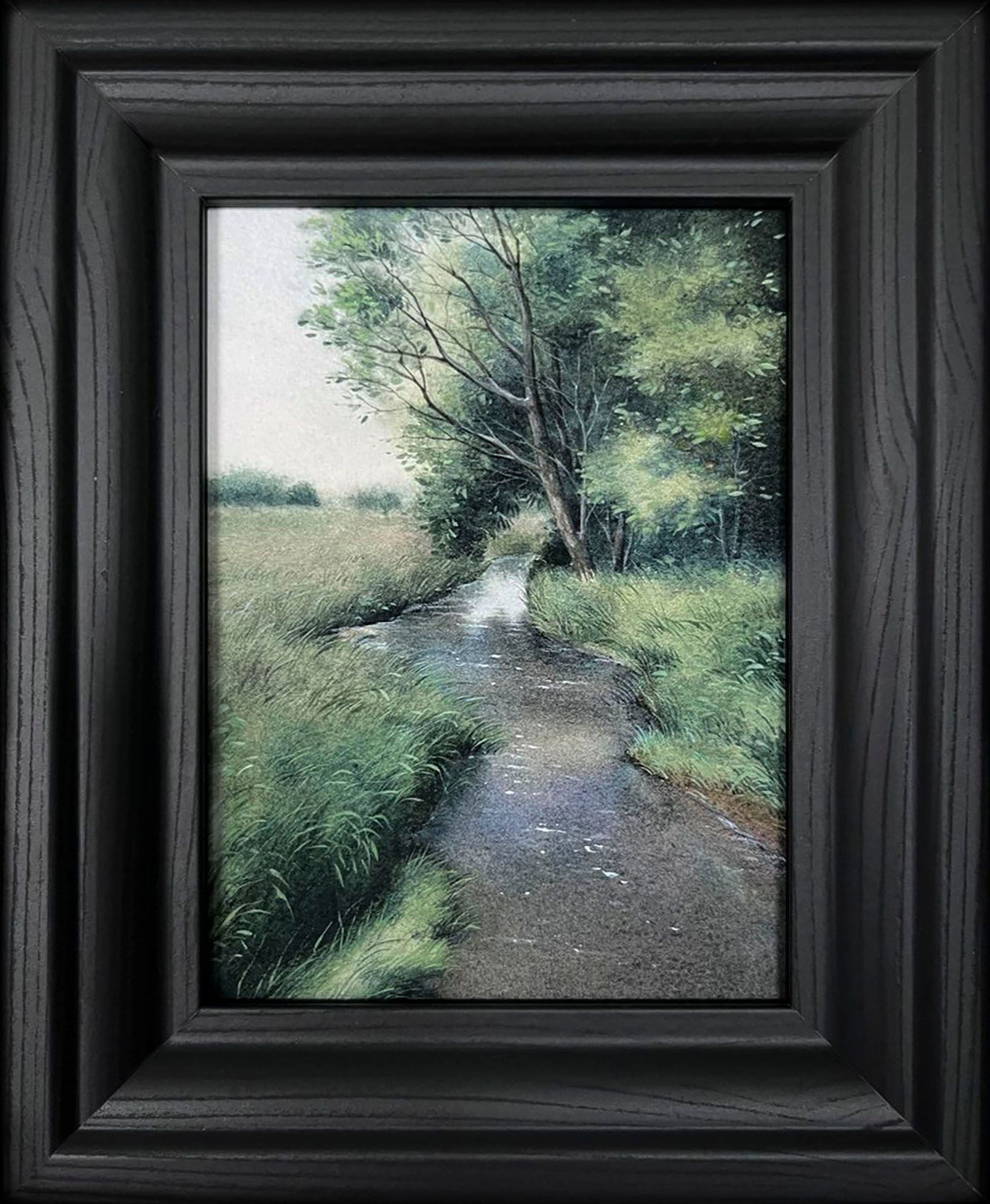 Ангелина Иванова (Авторская графика - 
                  13 x 18 см) Ручей