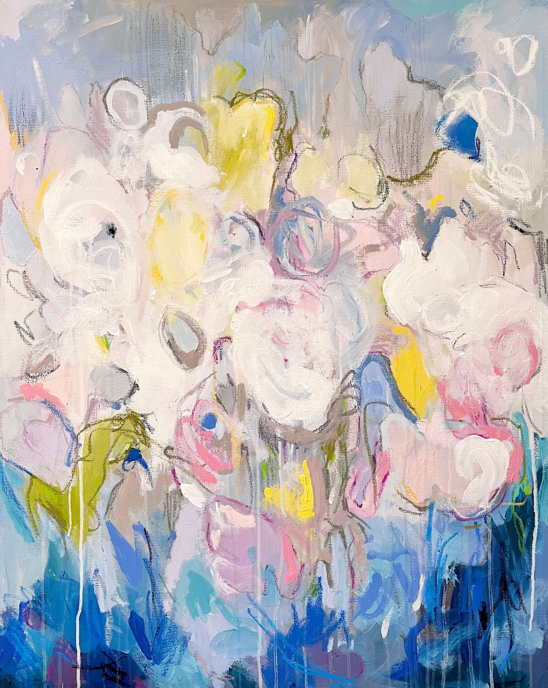 Анна Ганина (Картина, живопись - 
                  80 x 100 см) Pastel tenderness