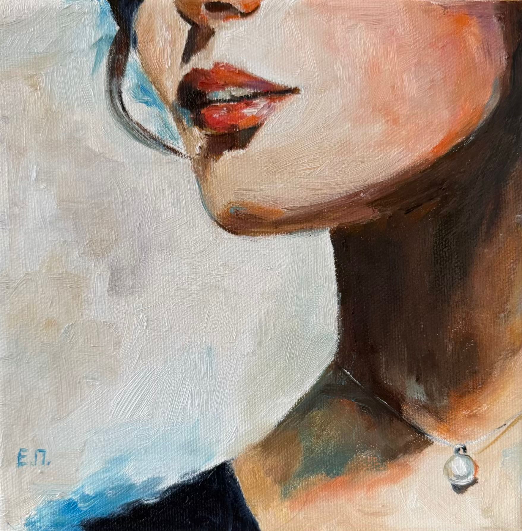 Елена Полищук (Картина, живопись - 
                  20 x 20 см) Жемчужная пауза