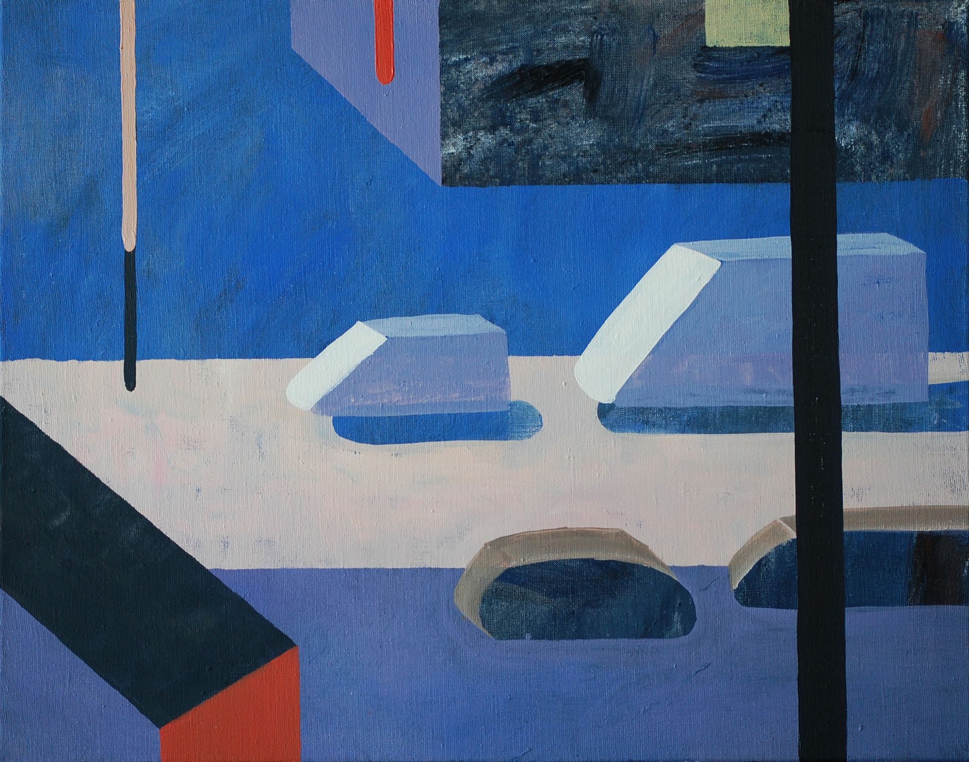 Анна Мельниченко (Картина, живопись - 
                  70 x 55 см) Зимняя улица