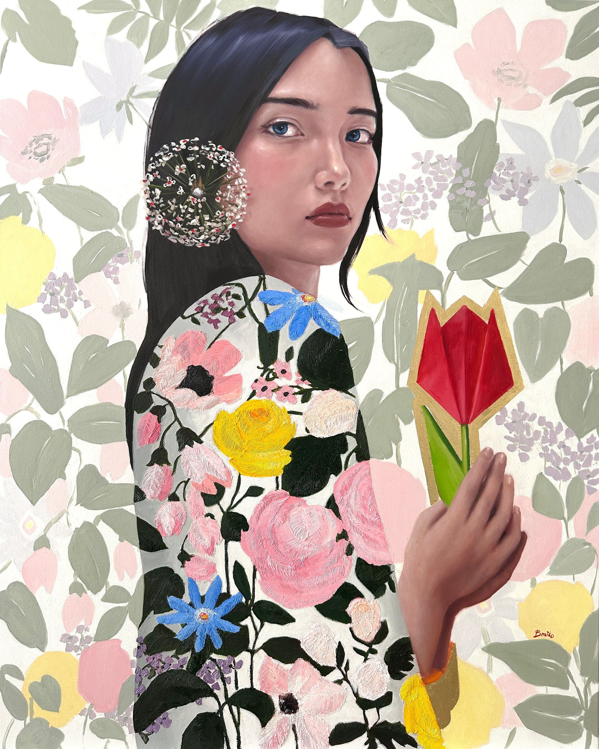 Катерина Брайко (Картина, живопись - 
                  80 x 120 см) Цветение