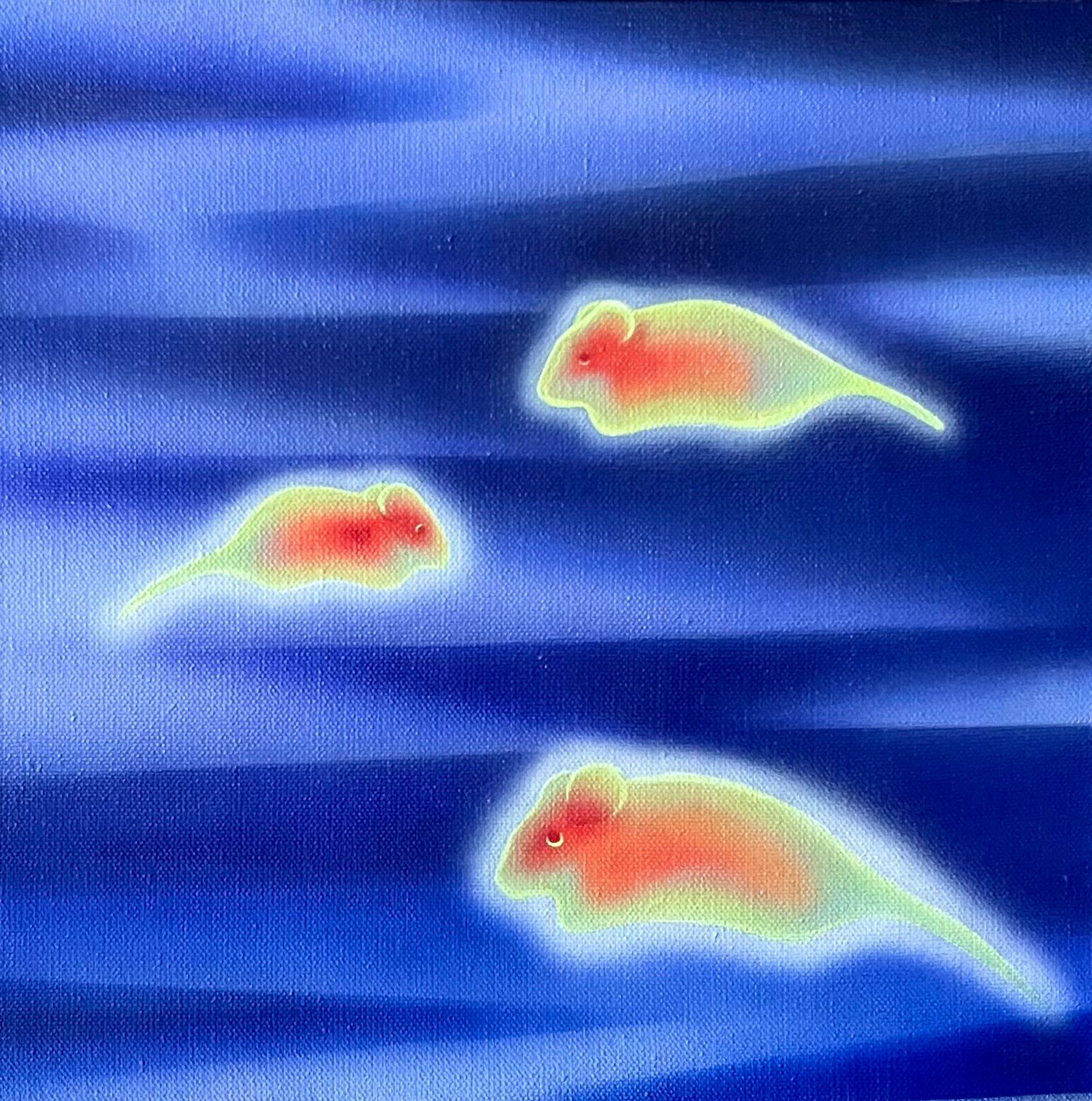 СВЕТ-ЛАНА (Картина, живопись - 
                  30 x 30 см) Мыши