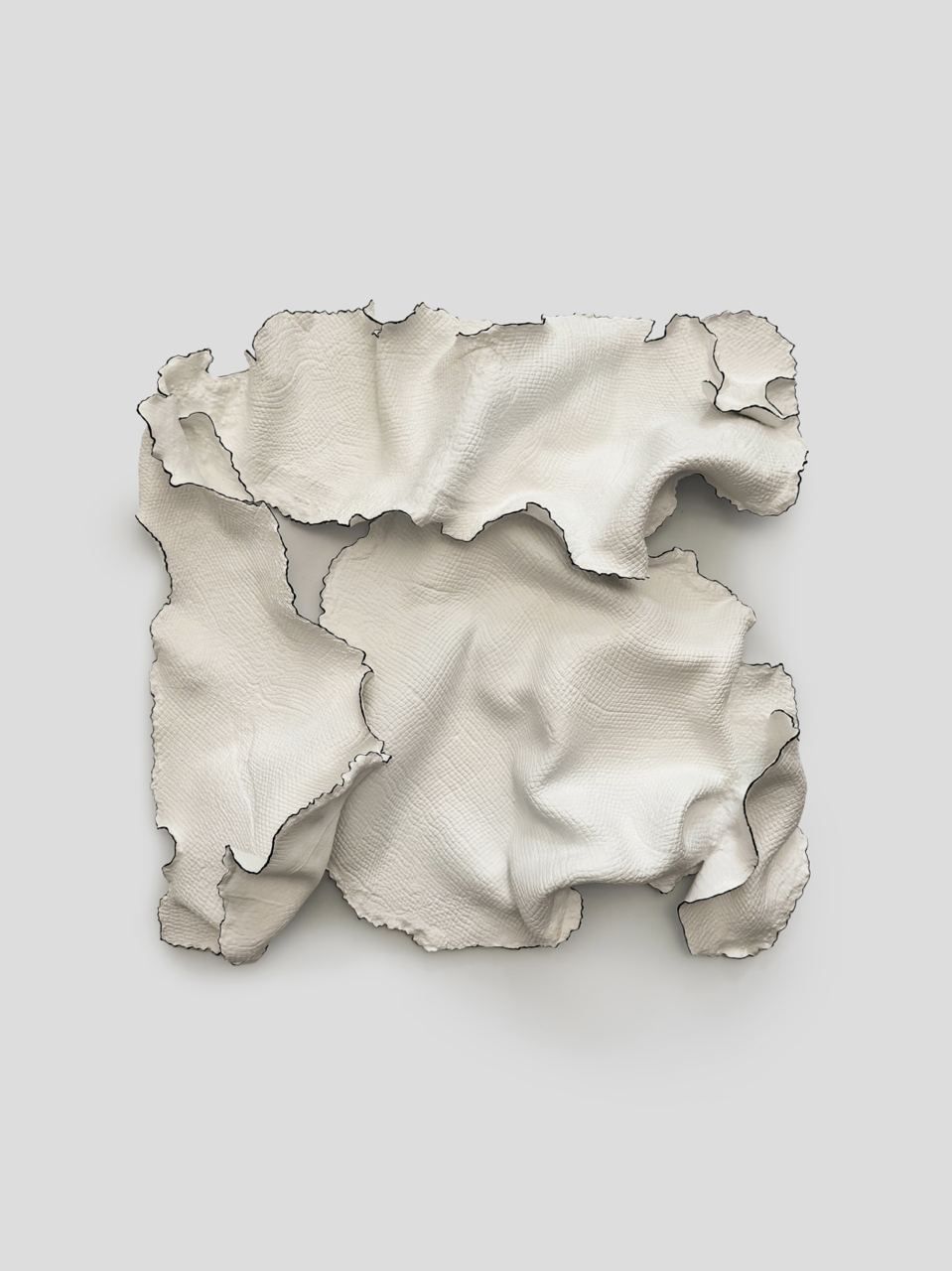 Юлия Бариева (Скульптура - 
                  55 x 55 см) Настенное панно "Паузы в словах"