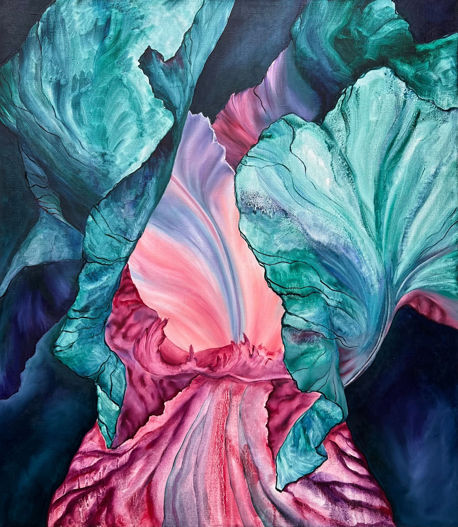 Инна Сумина (Картина, живопись - 
                  70 x 80 см) В поисках волшебного цветка
