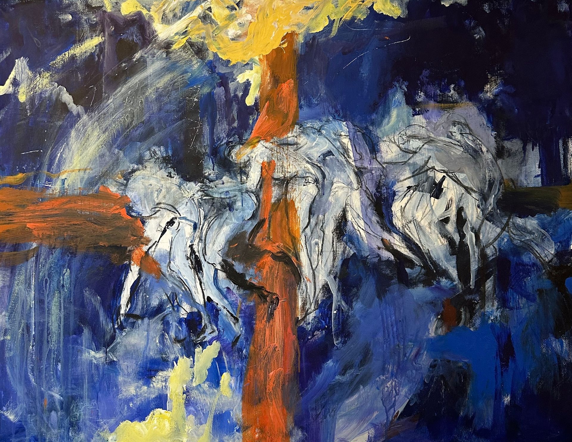 Светлана Федорова (Картина, живопись - 
                  90 x 70 см) Занавес