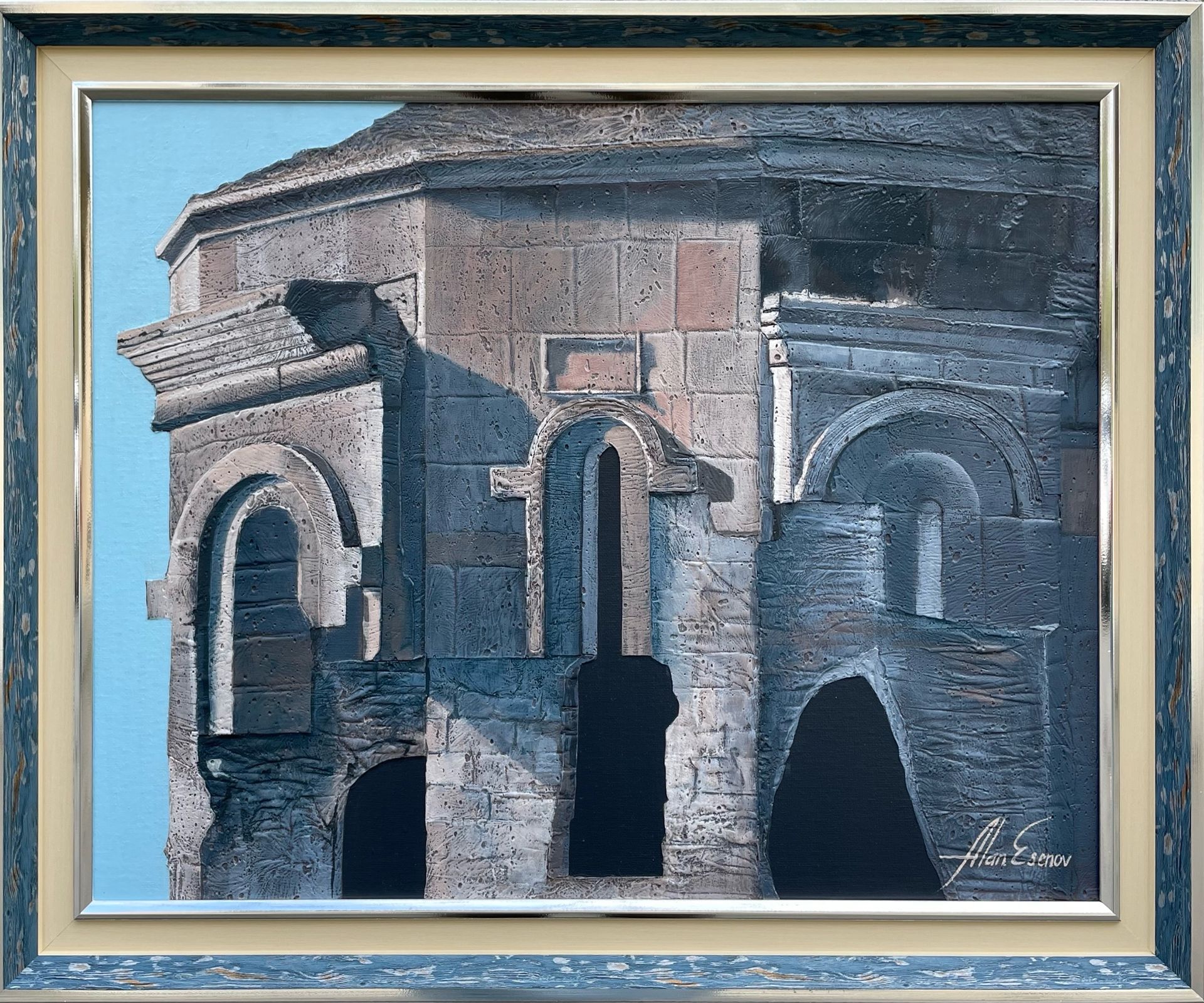 Алан Есенов (Картина, живопись - 
                  58 x 48 см) Башня