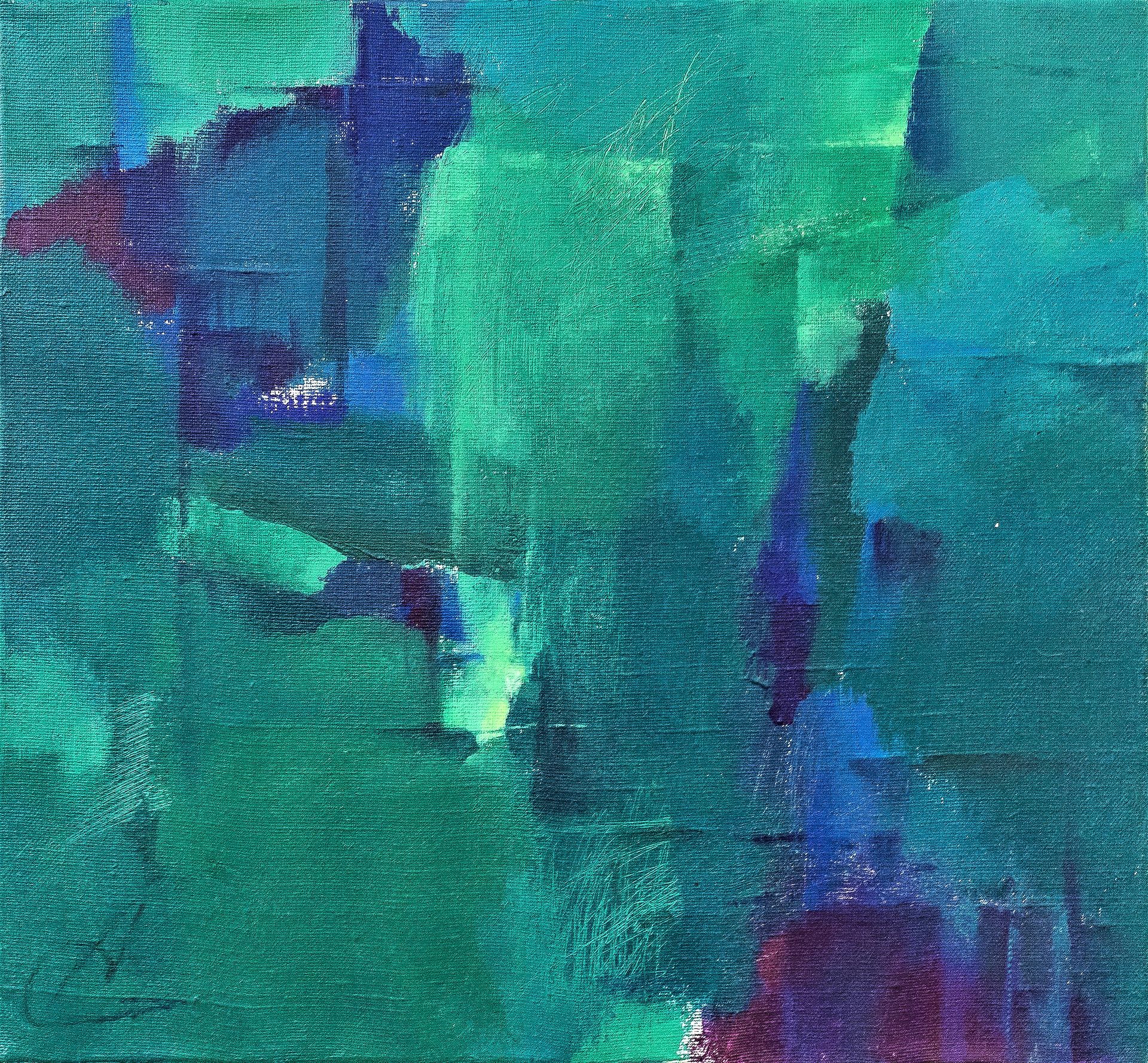 Анастасия Георгиевская (Картина, живопись - 
                  34 x 37 см) GREEN 9