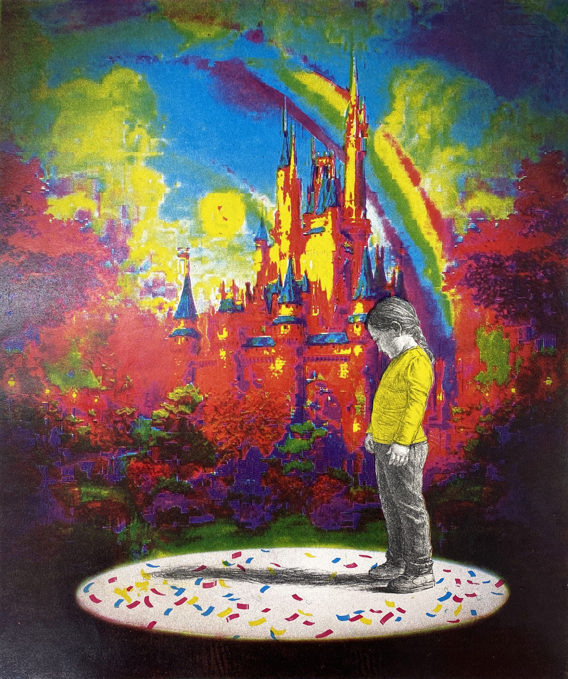 Алина Самигуллина (Графика печатная - 
                  30 x 40 см) Sweet dreams