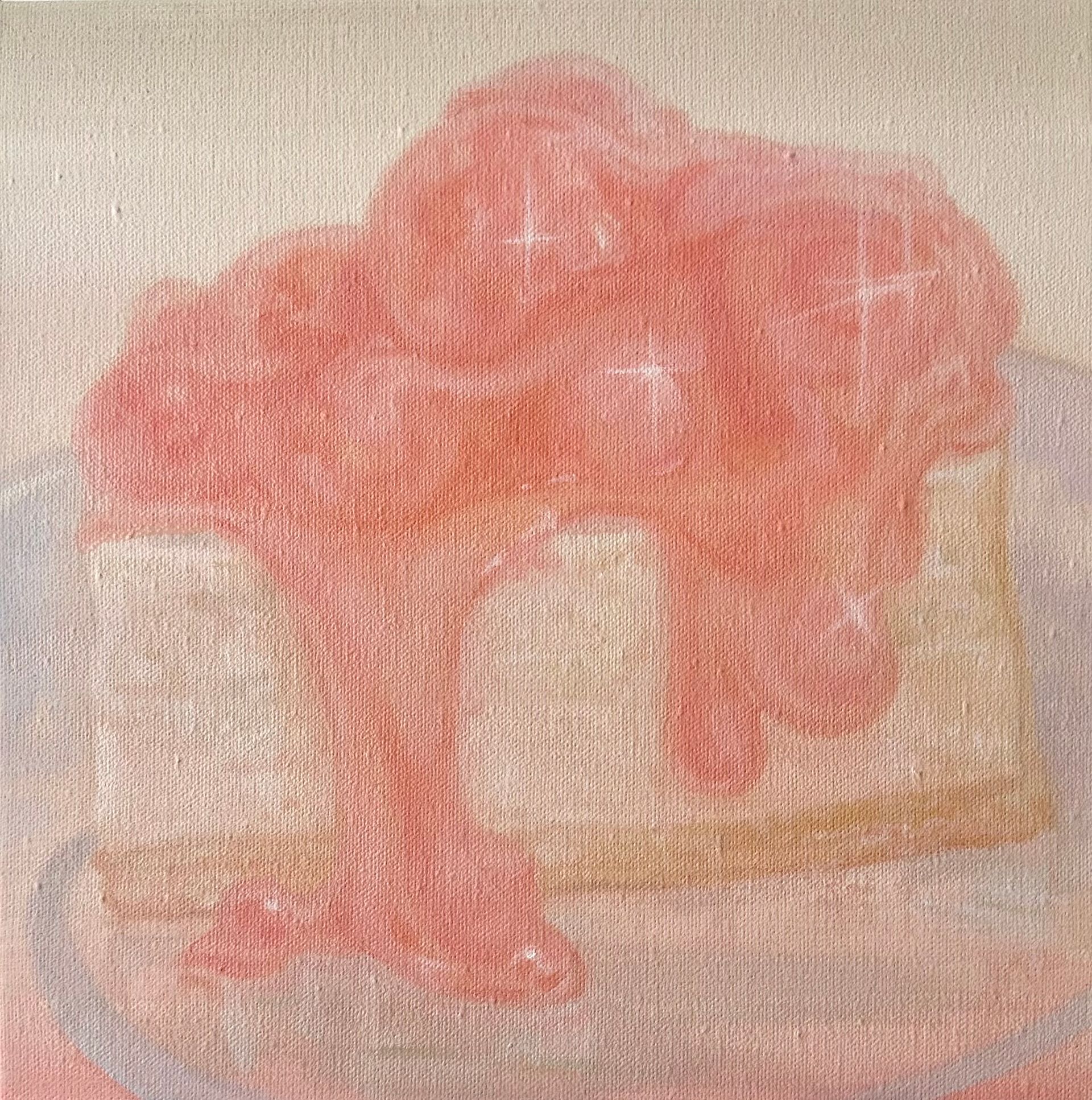 Ева Гец (Картина, живопись - 
                  30 x 30 см) СЛАДКИЙ СЛАЙМ