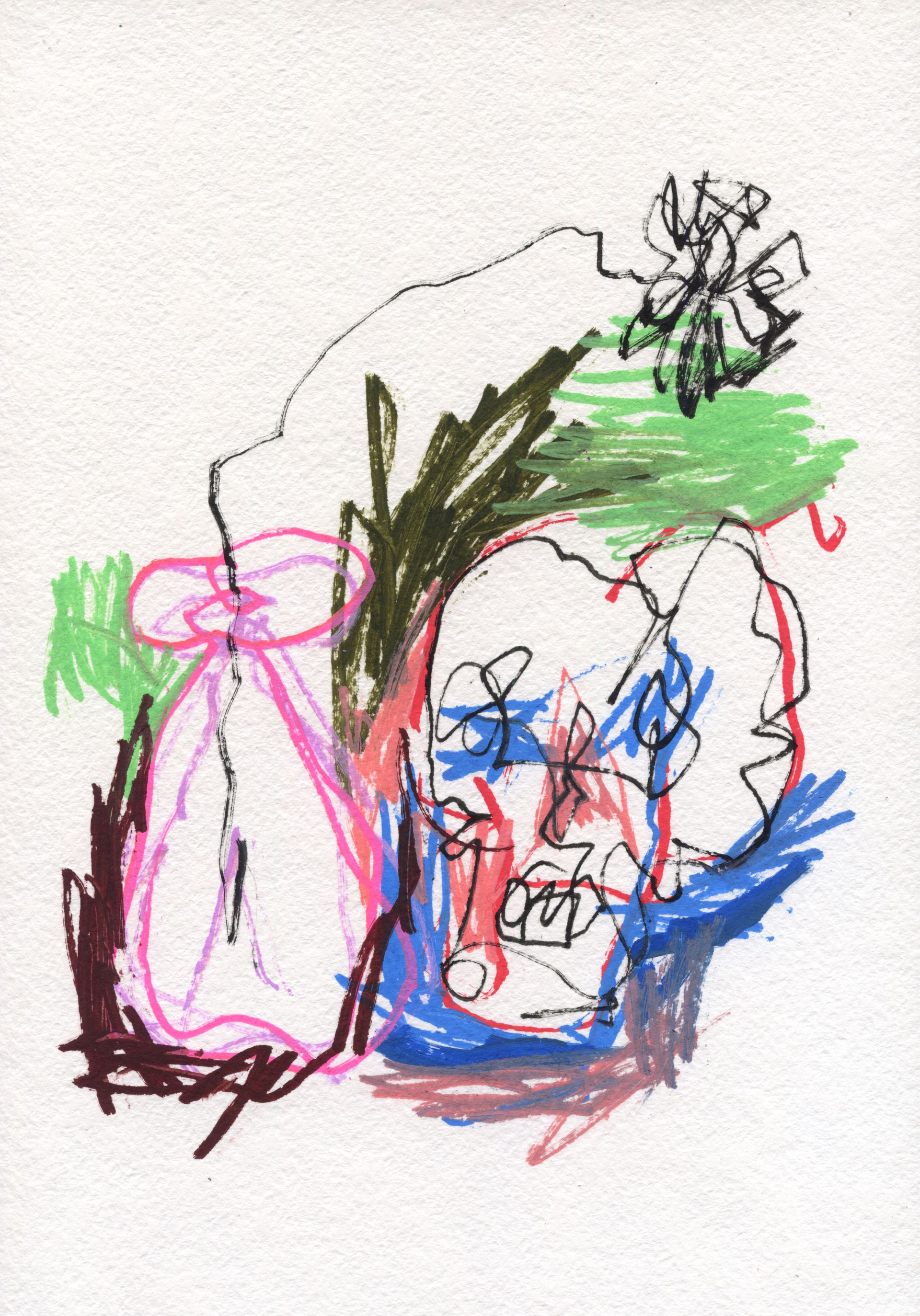 Дмитрий Кавка (Авторская графика - 
                  21 x 30 см) Натюрморт