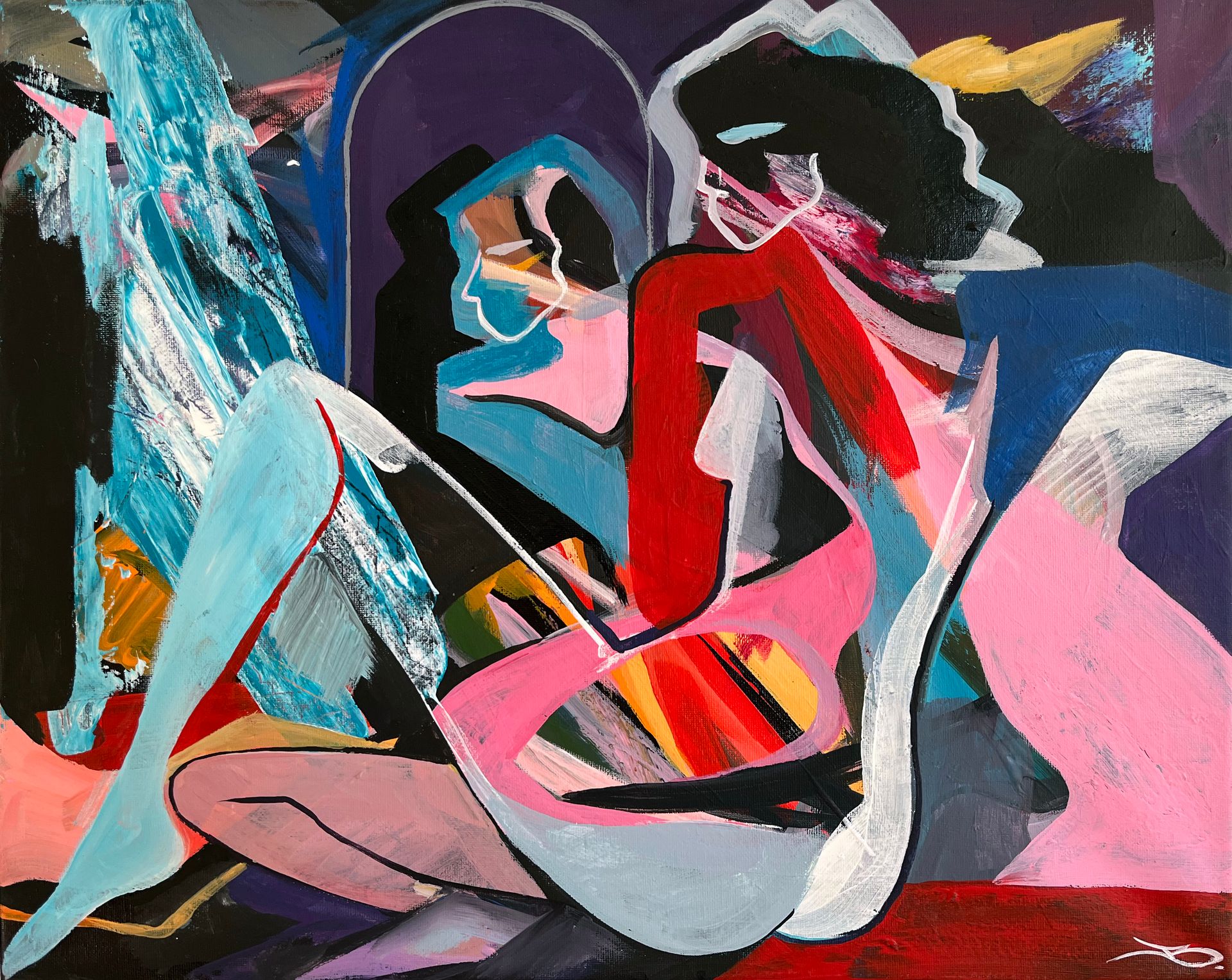 Валерий Вачегин (Картина, живопись - 
                  50 x 40 см) Зеркало